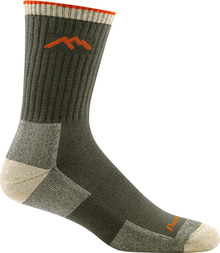 Darn Tough 1931 CoolMax Hiker Micro Crew Midweight Cushion Socks for Men - Moisture-Wicking Hiking & Outdoor Adventure Socks for All-Day Comfort