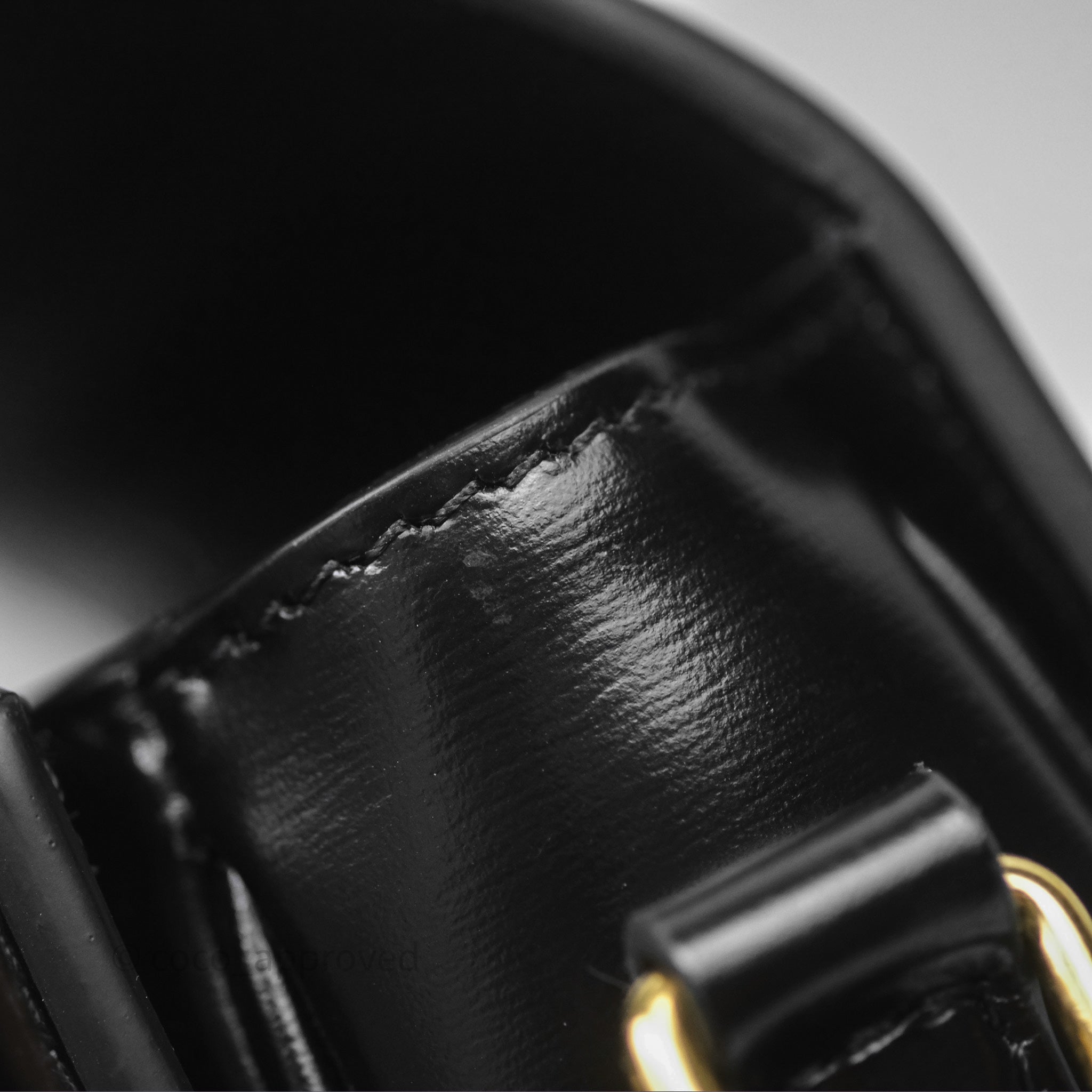 Celine Teen Triomphe Bag in Shiny Black Calfskin Leather - Luxury Crossbody Purse for Women, Perfect for Date Night & Evening Events
