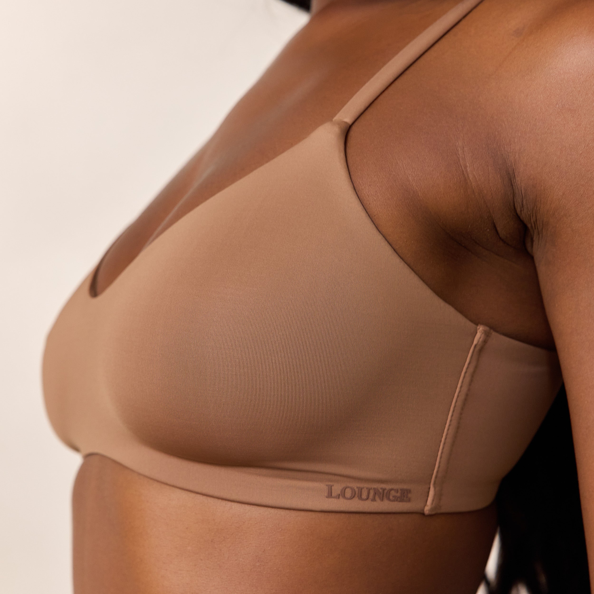 Free Form Bra in Cinnamon - Comfortable Wireless Bralette for Yoga, Lounge & Everyday Wear