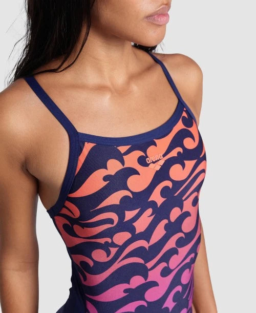 Arena Surfs Up Women's Swimsuit - Lightdrop Back Design for Surfing & Beach Activities | Perfect for Swimming, Surfing & Summer Vacations