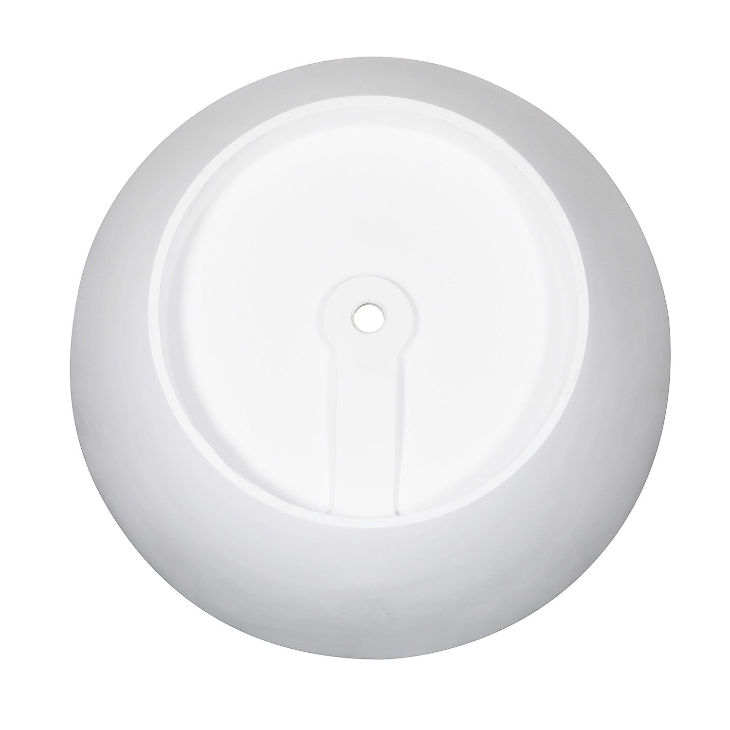 Arcticstone VRTRO454523 45-Inch Freestanding Double-Ended Bathtub - Solid Surface Matte White with Drain - Perfect for Modern Bathrooms & Spa-Like Retreats