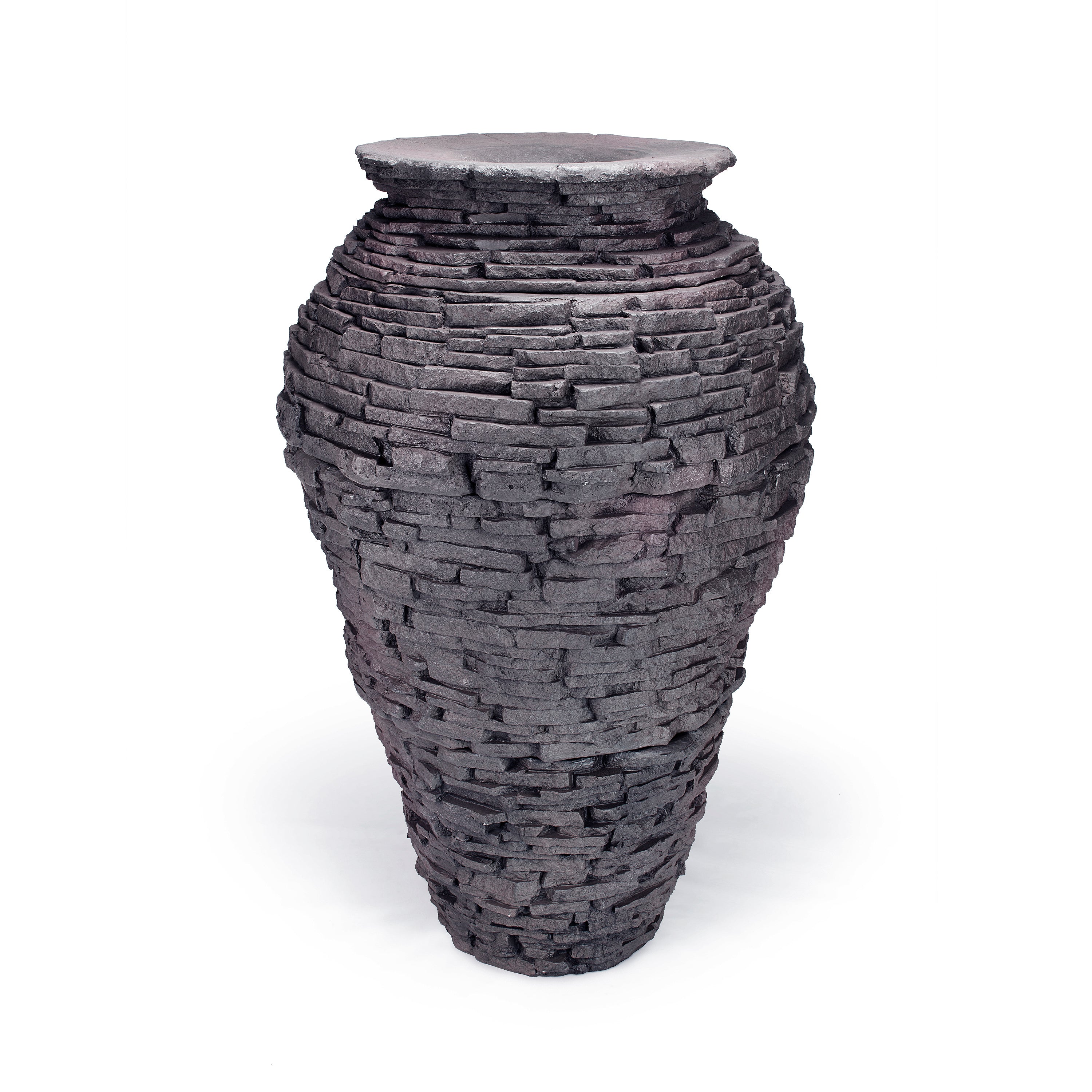 Stacked Slate Urns for Ashes - Elegant Memorial Keepsake for Home, Garden, or Funeral Display - Perfect for Cremation Remembrance