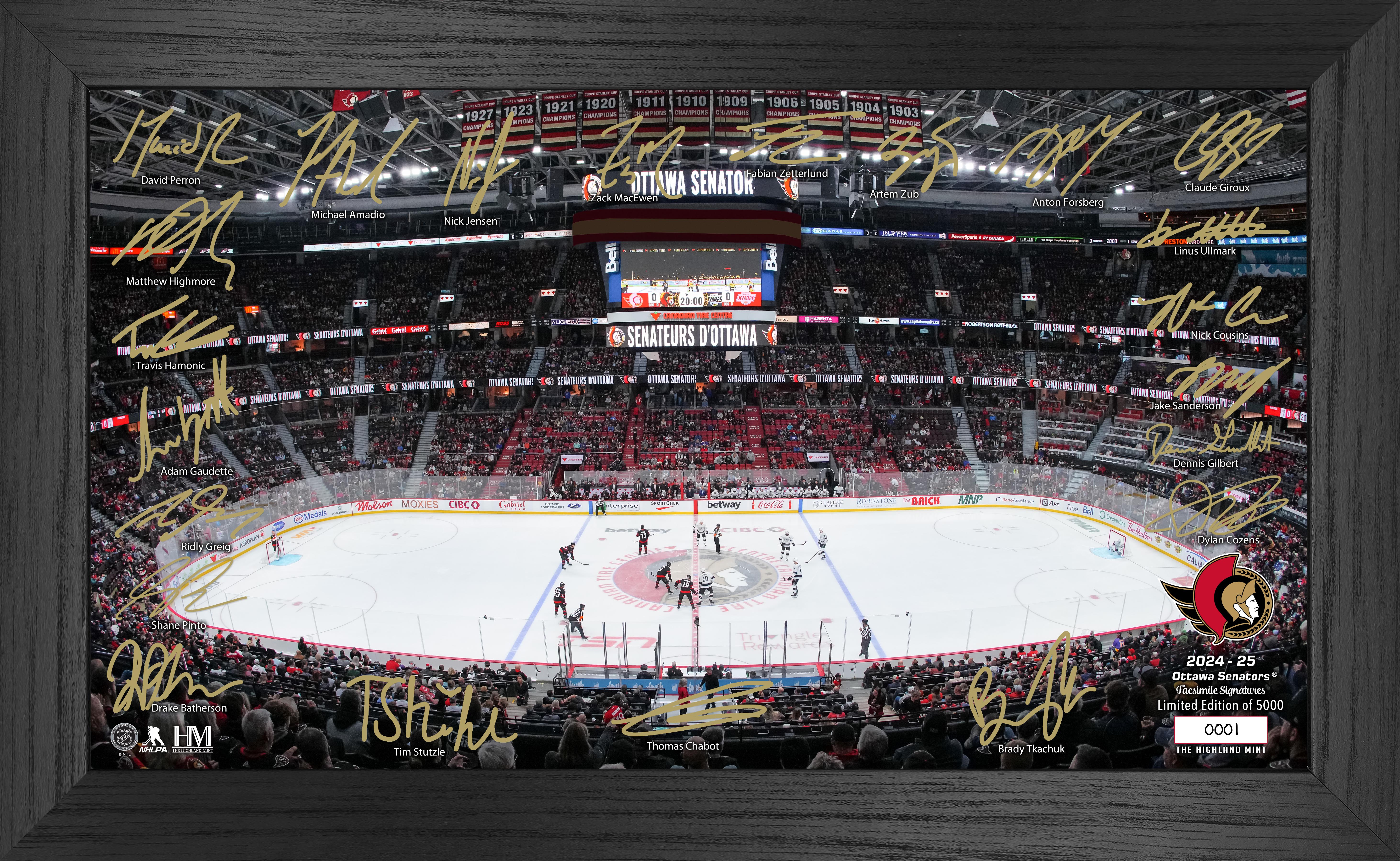 Ottawa Senators 2024-25 Signature Rink Hockey Jersey - Authentic NHL Fan Gear for Men & Women - Perfect for Games, Tailgating, and Hockey Enthusiasts
