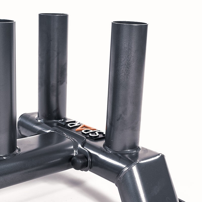 SPART Olympic Bar Holder - Heavy Duty Barbell Stand for Weightlifting & Strength Training - Perfect for Home Gyms, CrossFit & Powerlifting Workouts