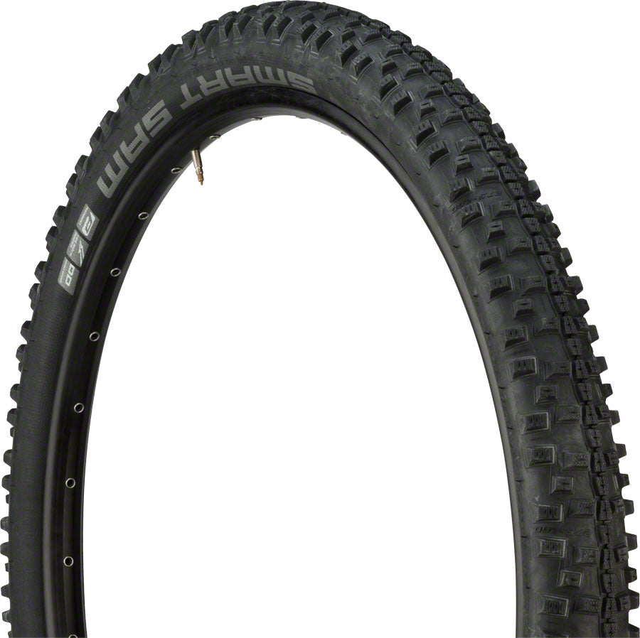2 Pack Schwalbe Smart Sam Plus Bike Tires 29x2.1 Clincher Wire Performance Addix 11101143.01 - Mountain & Hybrid Biking, Trail Riding, All-Terrain Cycling