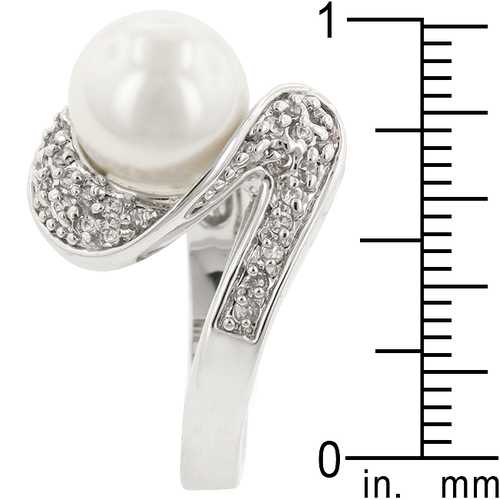 Triton Pearl Ring - Elegant Sterling Silver Pearl Jewelry for Women | Perfect for Weddings, Parties & Special Occasions