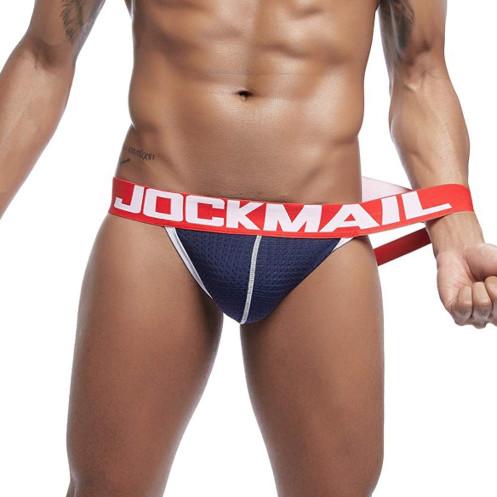 Breathable Men's Underwear Soft Mesh Briefs for Daily Comfort
