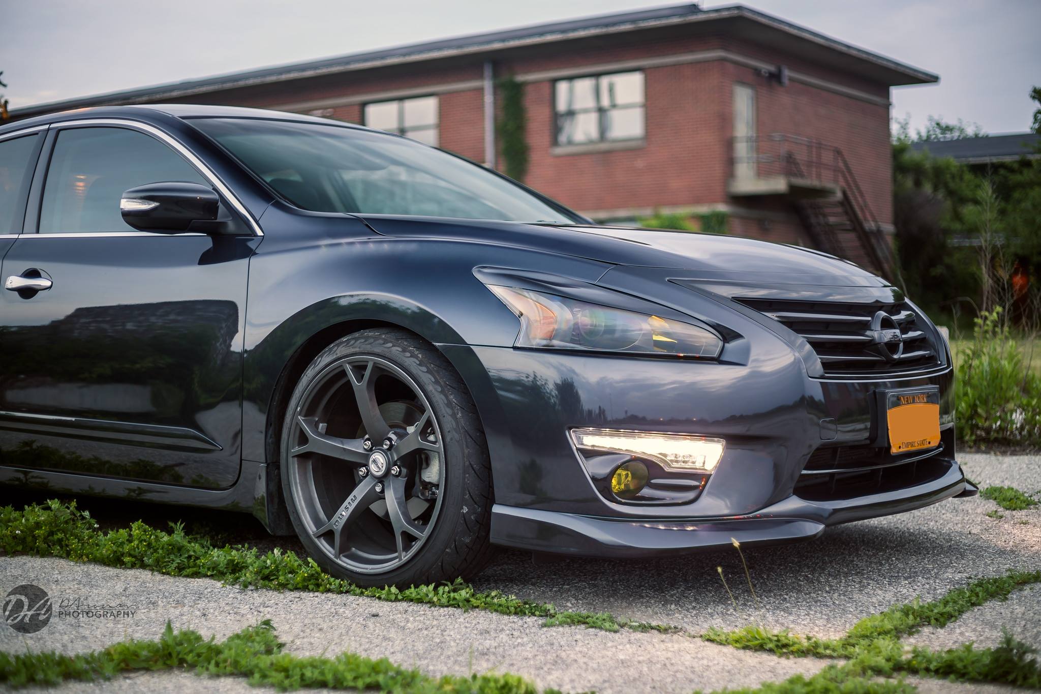 2013-2015 Nissan Altima Front Bumper Lip Spoiler - KB13142 - Enhance Your Car's Sporty Look for Street Racing & Car Shows
