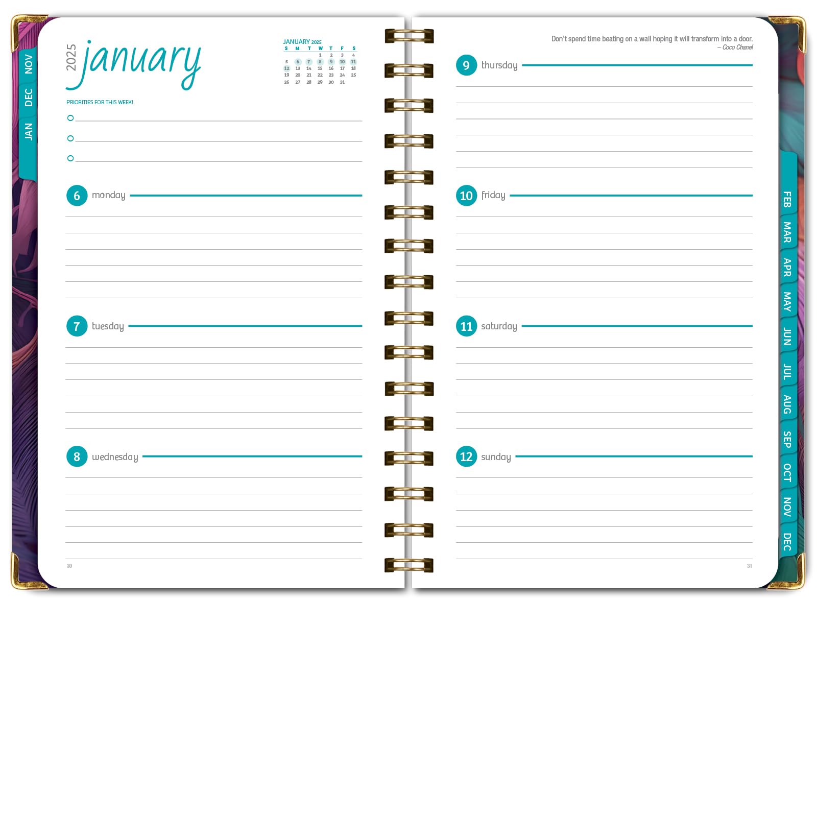 2025 Hardcover Planner 5.5