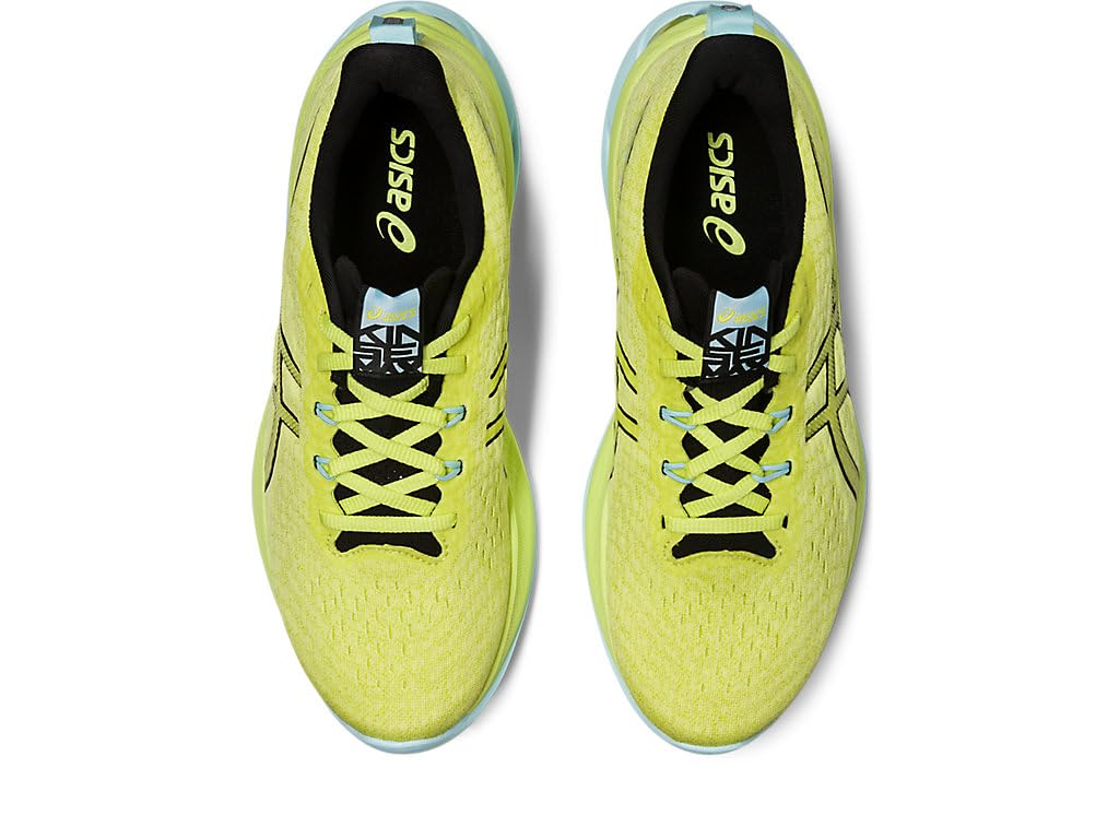 ASICS Women's Gel-Kinsei MAX Running Shoes - Size 9 | Glow Yellow/Black | Cushioned Support for Long-Distance Running & Marathon Training