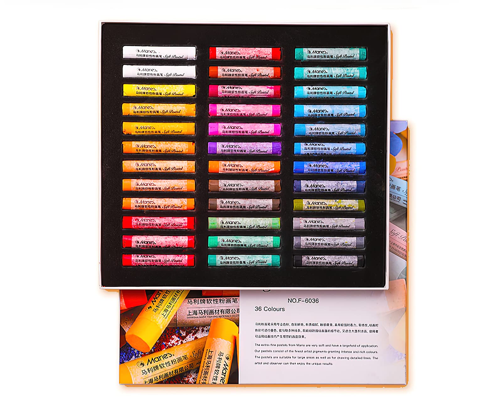 Professional Soft Pastel Chalk Set - 46 Vibrant Colors for Artists, Sketching & Drawing | Ideal for Beginners, Students & Professionals | Perfect for Portraits, Landscapes & Mixed Media Art