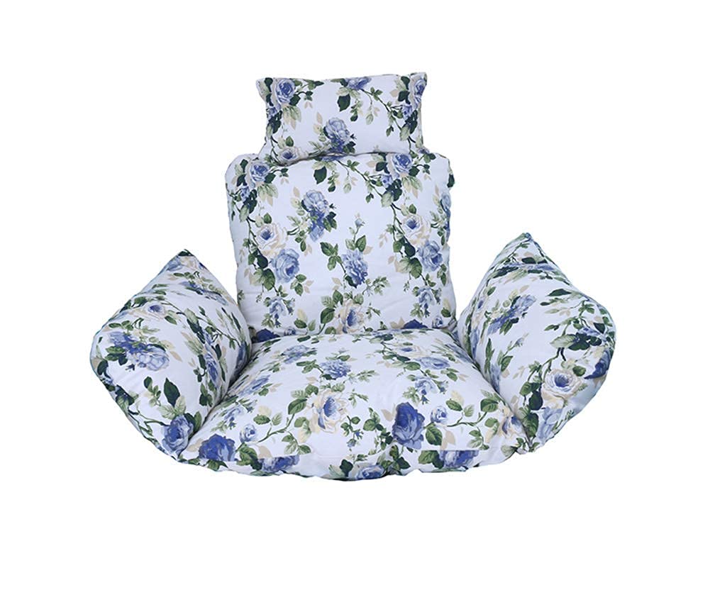 **Erddcbb Chair Pillow - Large Seat Cushion for Chair, Swing & Cot - Cotton & PP-Jasmine Fabric with Removable Cover - Perfect for Home, Office & Outdoor Relaxation**