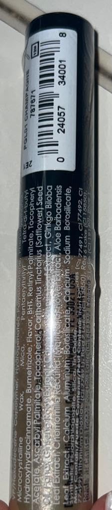Palladio Vitamin E & Aloe Lip Gloss - Non-Sticky, Hydrating Lip Gloss with Intense Color & Shine - Reduces Lip Wrinkles, Softens Lips - Champagne Shade - Perfect for Daily Wear, Date Nights & Special Occasions