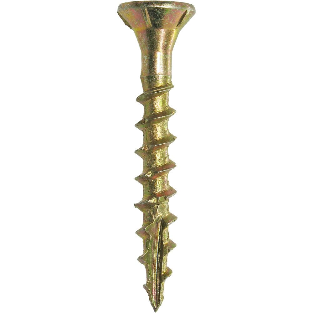 Grip Rite Prime Guard 114GCS1 T25 Star Drive Construction Screws with Type 17 Tip, 8 x 1-1/4 Inch, 1-Pound Box - Ideal for Framing, Decking, and Outdoor Projects