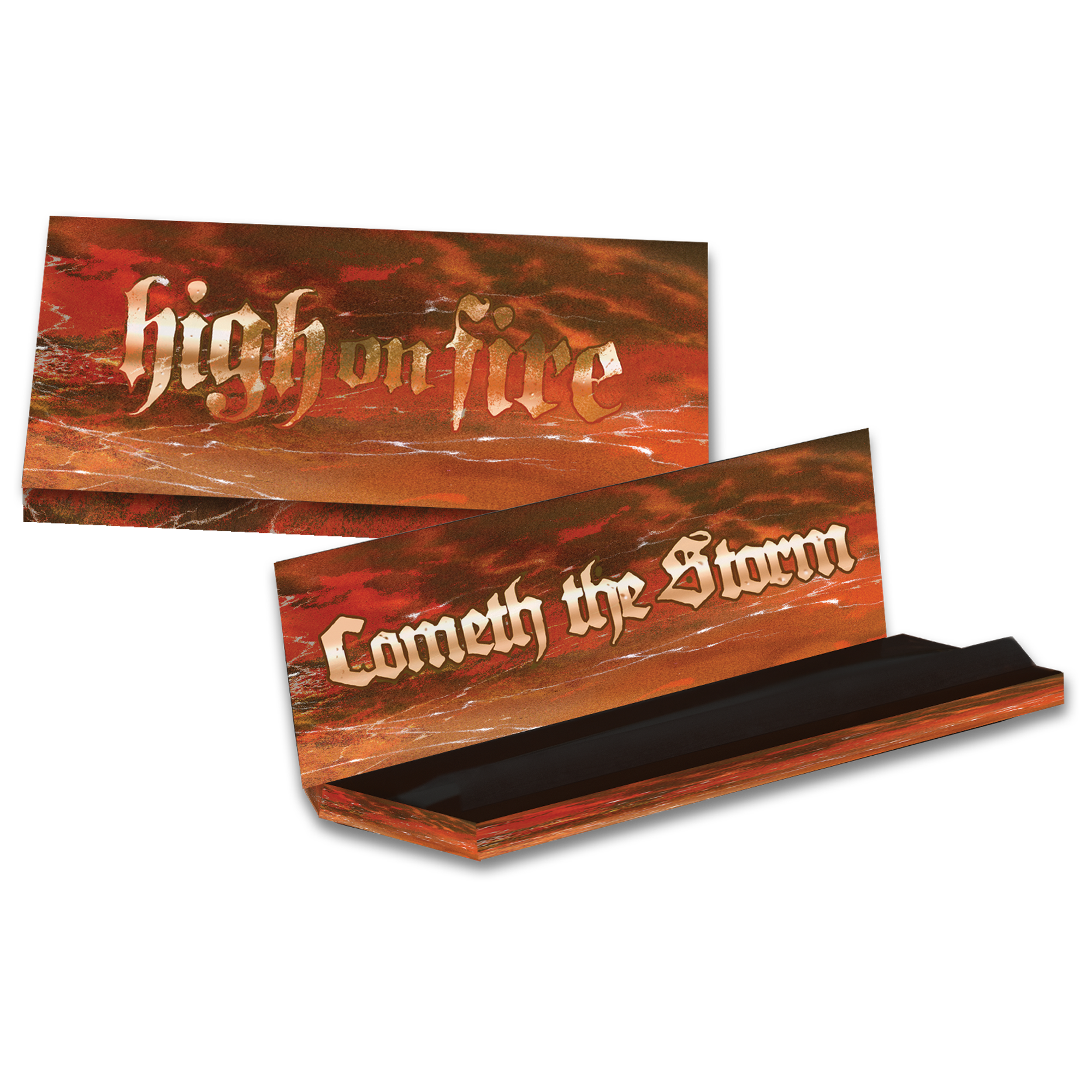 High on Fire Cometh the Storm Rolling Papers - Premium Hemp Rolling Papers for Smooth Smoking | Perfect for Music Festivals & Outdoor Adventures
