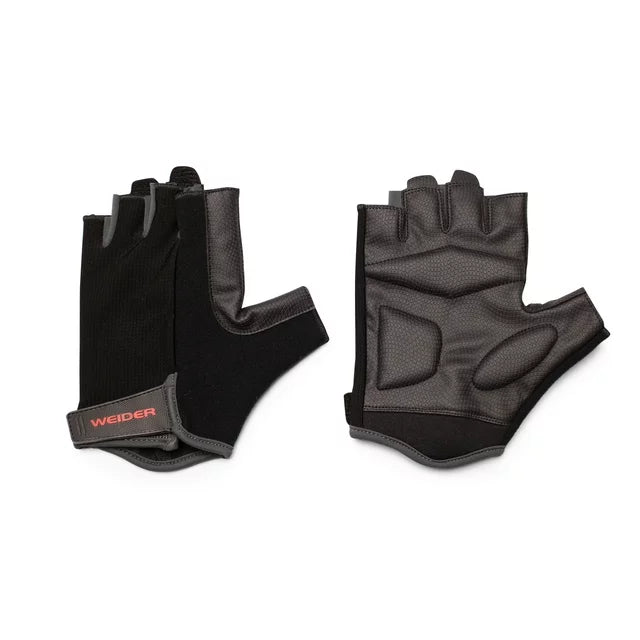 Weider Weightlifting Gloves for Men & Women - L/XL Size - Breathable & Padded Gym Gloves for Weight Training, CrossFit, Powerlifting & Workout Protection