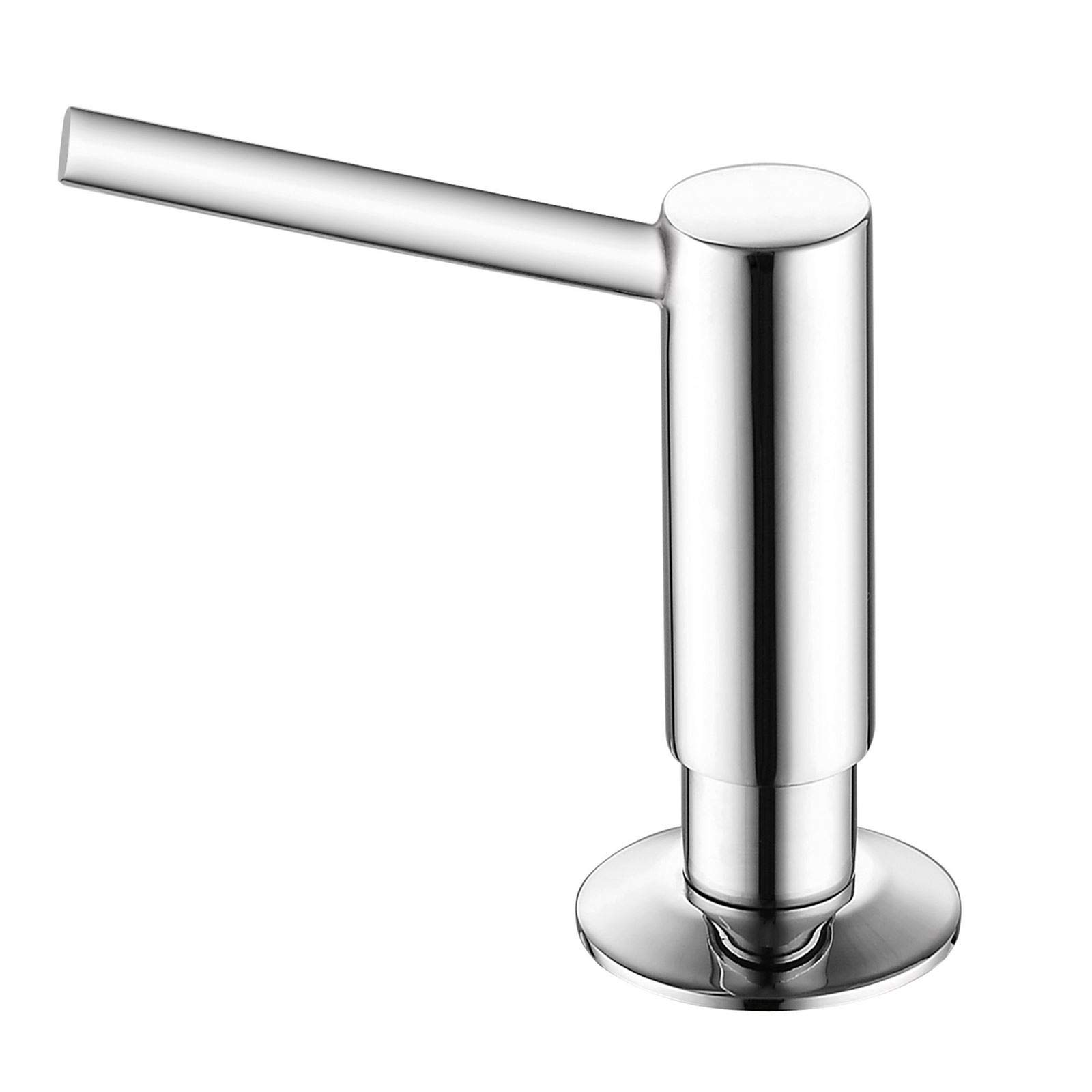 Chrome Soap Dispenser for Bathroom and Kitchen - Elegant & Functional Hand Soap Holder for Modern Home Decor