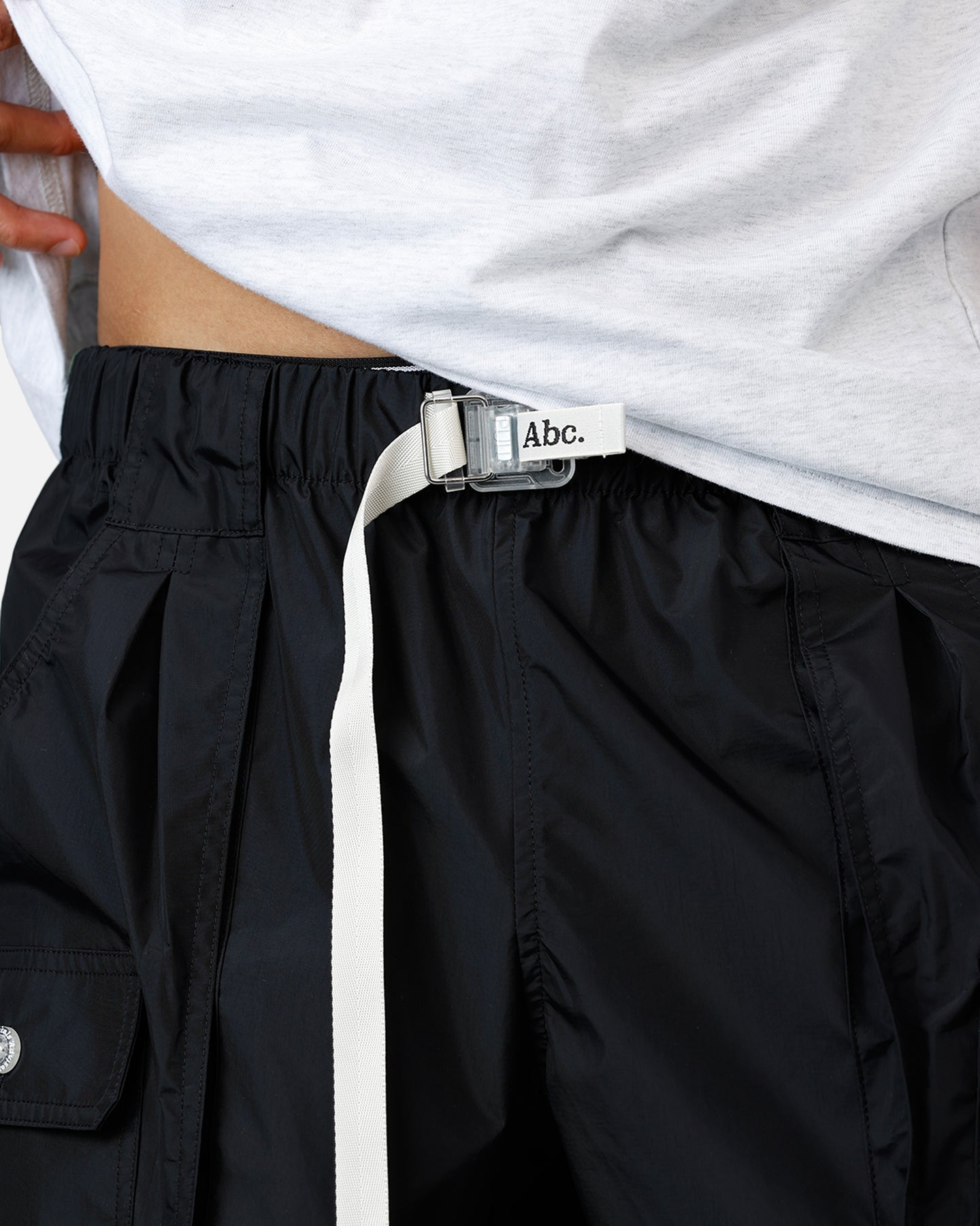 ABC Taffeta Spring Shorts for Women - Lightweight Black Casual Shorts with Elastic Waist | Perfect for Running, Yoga, Gym & Summer Outdoor Activities