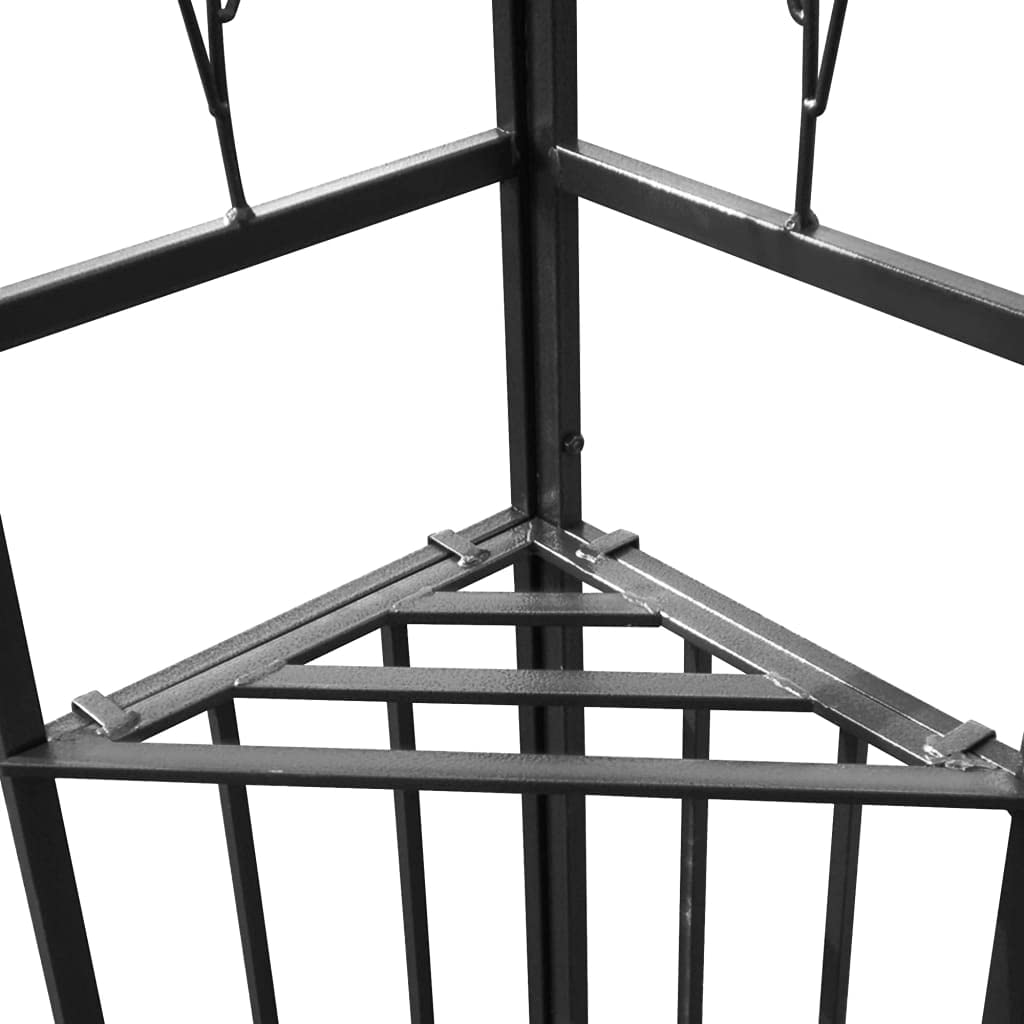 Outdoor Gazebo with UV-Resistant Canopy & Double Roof for Airflow - 118.1