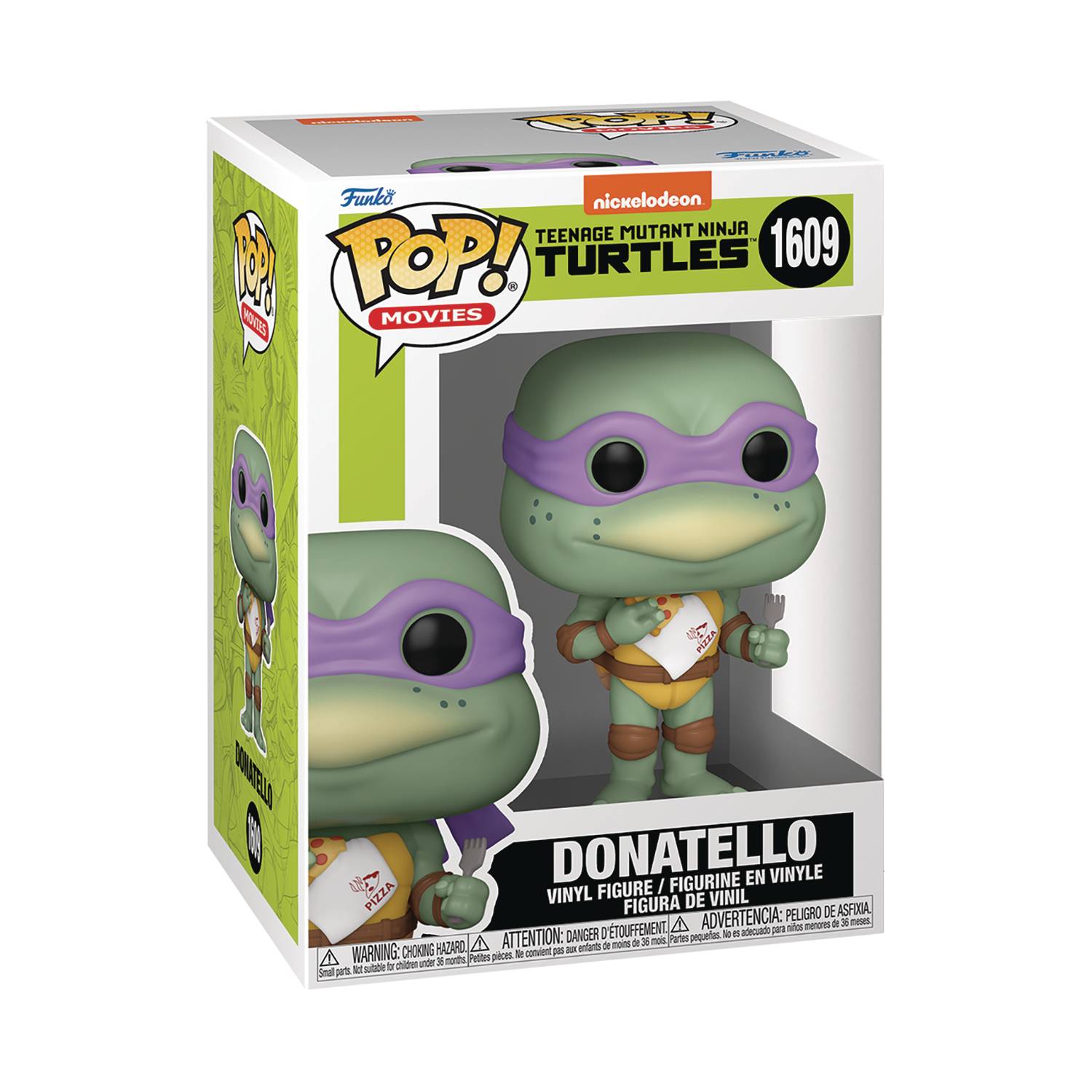 Official Teenage Mutant Ninja Turtles Donatello Action Figure with Collectible Napkin - Perfect for TMNT Fans, Kids' Birthday Gifts & Comic Con Displays