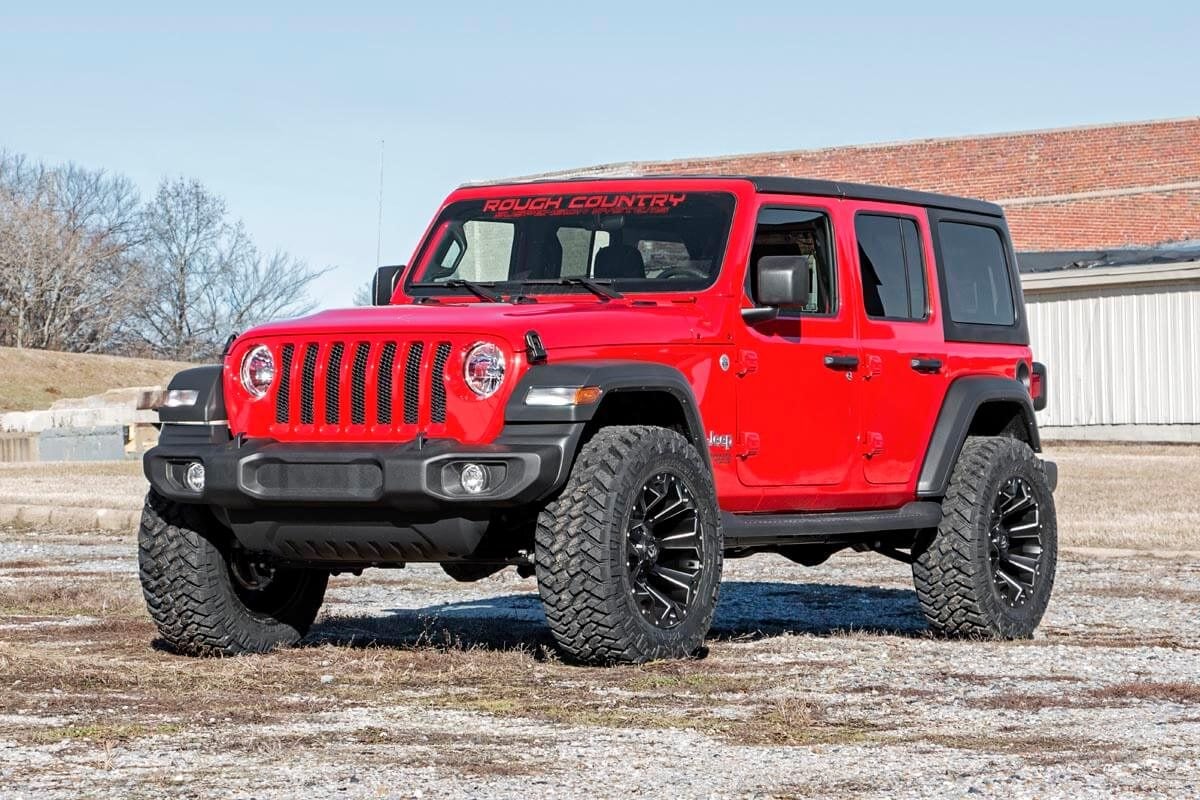 2.5 Inch Lift Kit for Jeep Wrangler JL & Wrangler Unlimited (2018-2023) - Heavy Duty Suspension Spacers Part# 67700 - Off-Roading & Trail Driving Upgrade