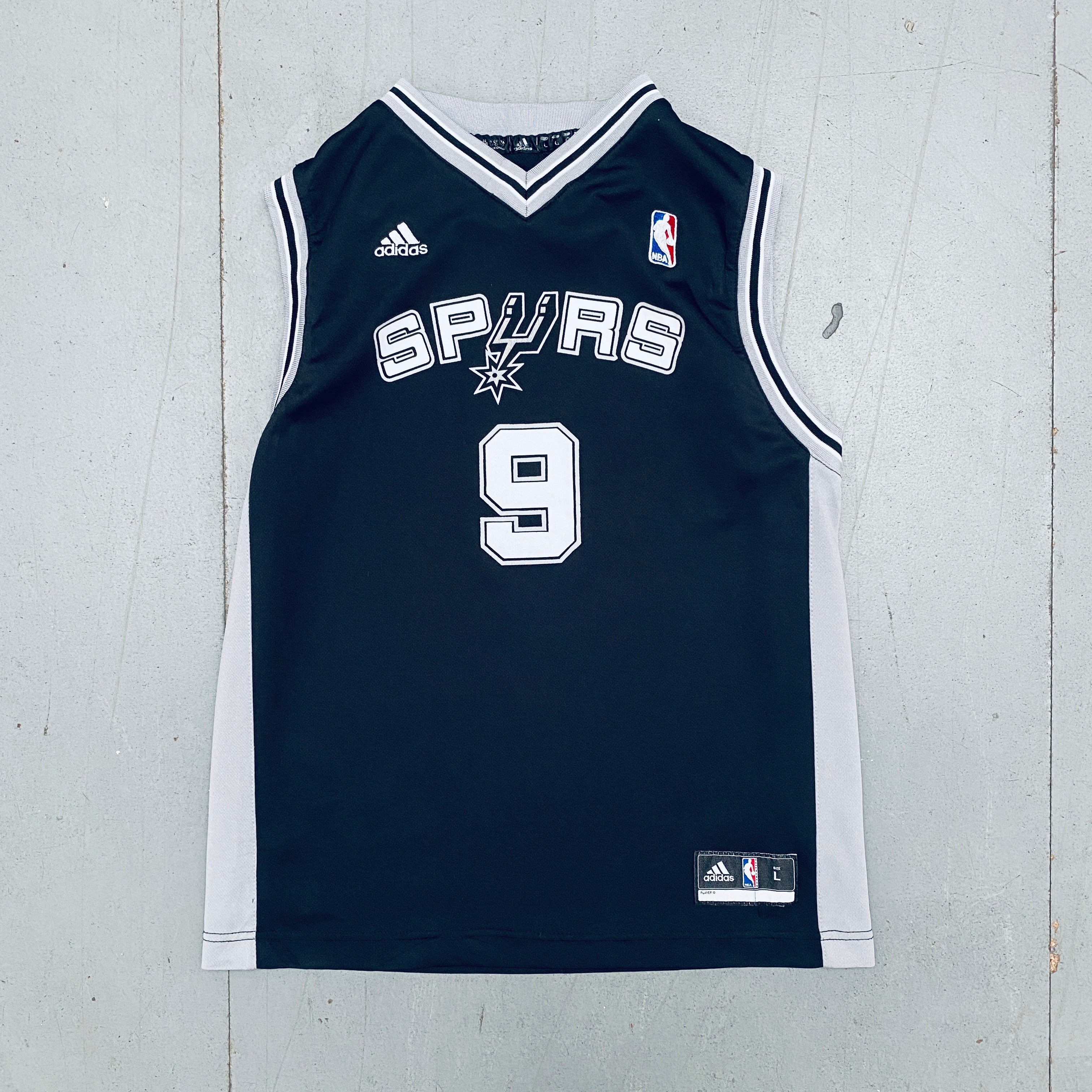 Tony Parker San Antonio Spurs 2006-07 Black Adidas Jersey Size S - Authentic NBA Basketball Jersey for Fans & Collectors - Perfect for Games, Parties & Sports Memorabilia Display