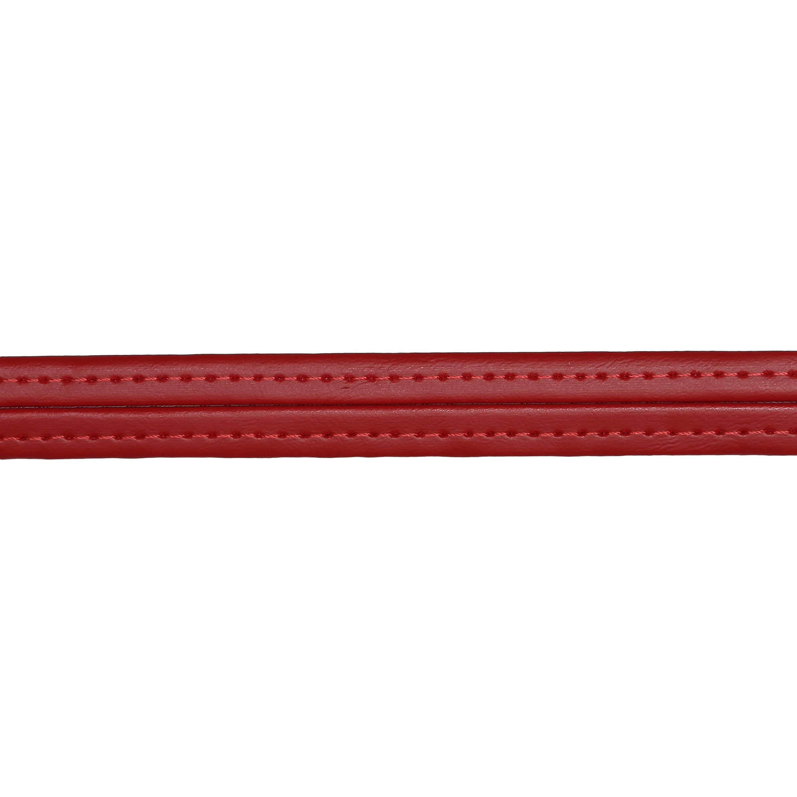 Premium Hidem Marine Vinyl Upholstery Trim - Medium Red by The Yard | Waterproof & UV Resistant for Boat Seats, Auto Interiors, RV Furniture & Outdoor Cushions