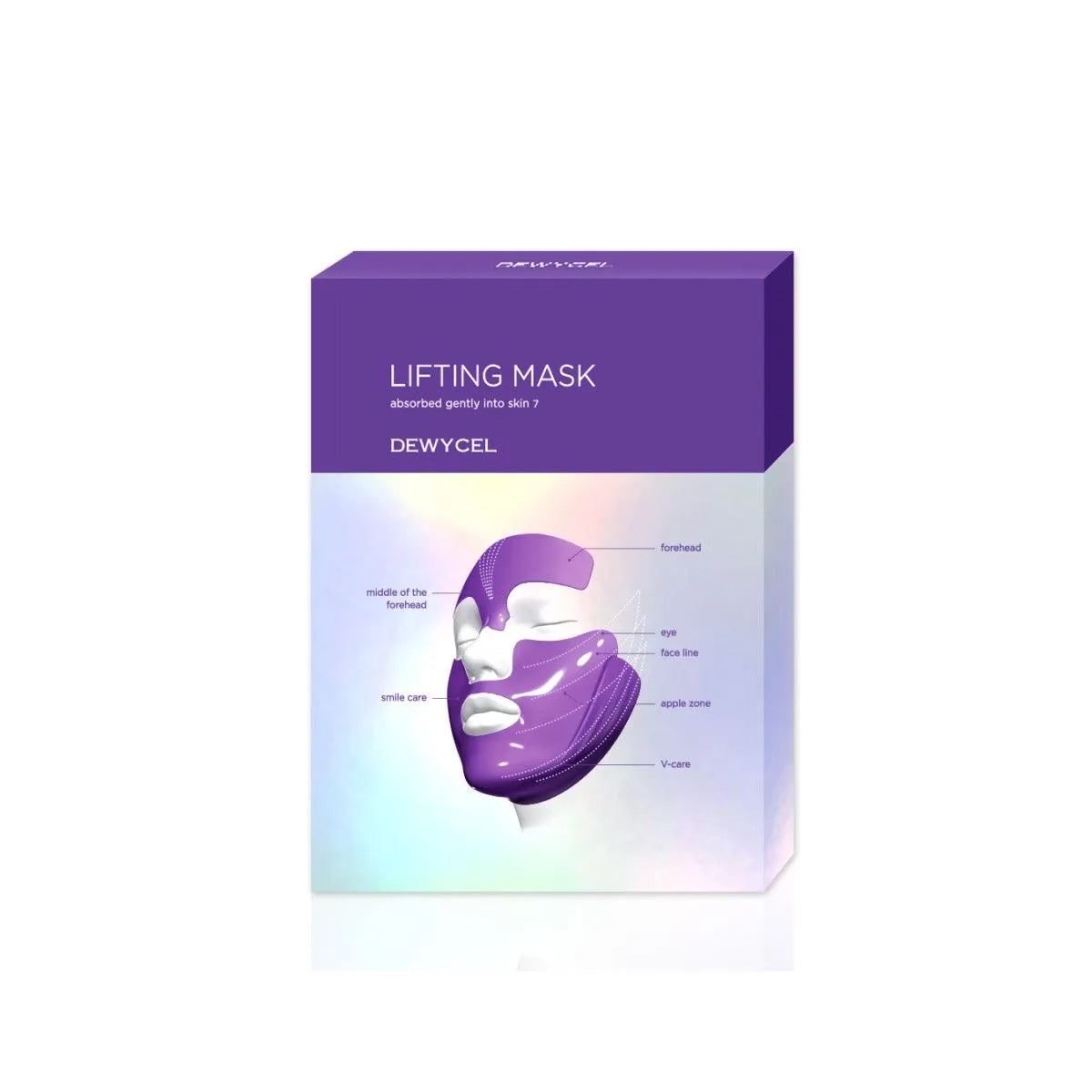 DEWYCEL 7 Lifting Mask 1 Pack (16g, 4 Sheets) - Anti-Aging Face Mask for Firming & Hydrating Skin - Perfect for Spa Night & Self-Care Routine