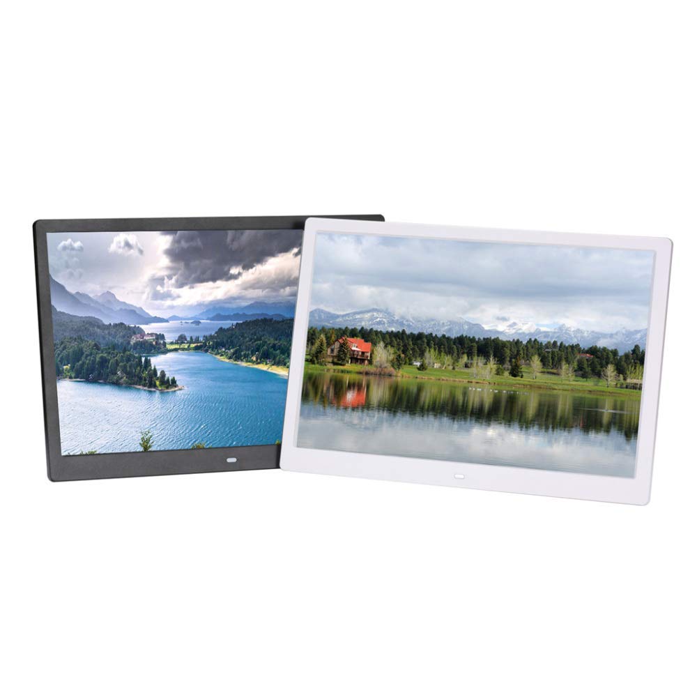 15.4 Inch Digital Picture Frame with 1280x800 HD IPS Screen - Auto On/Off Timer, Music & Video Player, Calendar & Alarm - Perfect for Home, Office & Gift Giving (NSTVVEE)