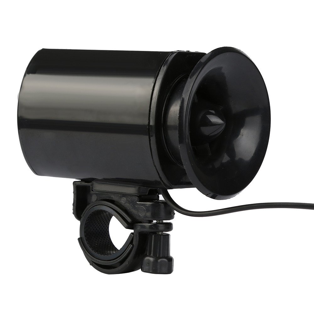 DFDGBD 6-Sound Ultra Loud Electronic Bike Bell - Waterproof Bicycle Horn Alarm with LED Light - Perfect for Mountain, Road, and Electric Bikes - Great Cycling Safety Accessory for Commuting, Trail Riding & Urban Cycling