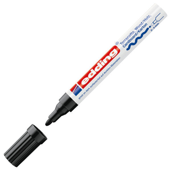 edding 4000 Matt Paint Marker - Medium Point Permanent Marker for Metal, Glass, Plastic - Ideal for DIY Crafts, Signage & Industrial Labeling