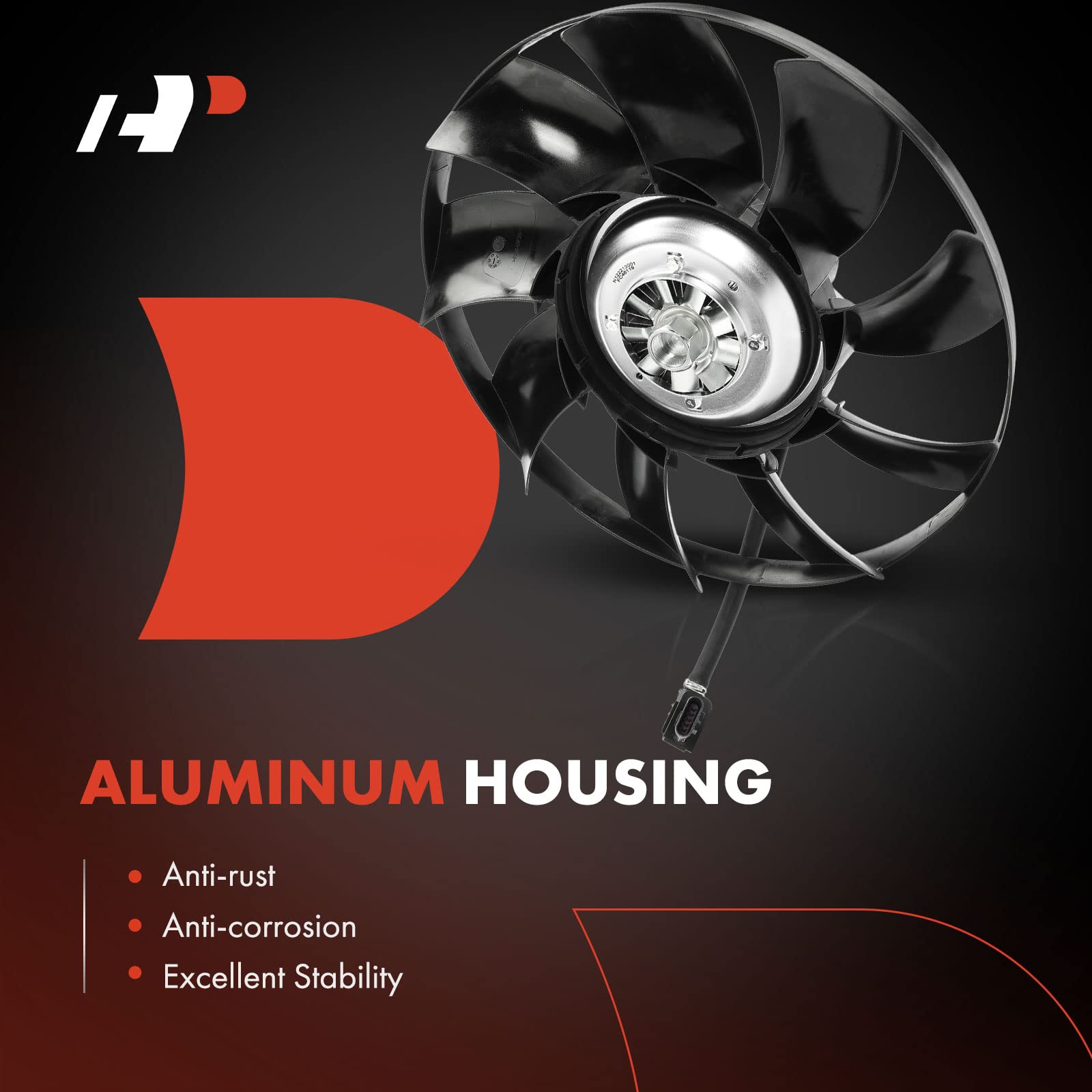Premium Electronic Radiator Cooling Fan Clutch for Land Rover Range Rover 2010-2016, Range Rover Sport 2017-2020, Discovery Sport 2017-2018, Discovery 2017-2020, LR4 2014-2016 - High Performance Cooling Solution for Off-Road Adventures & Hot Weather Driving