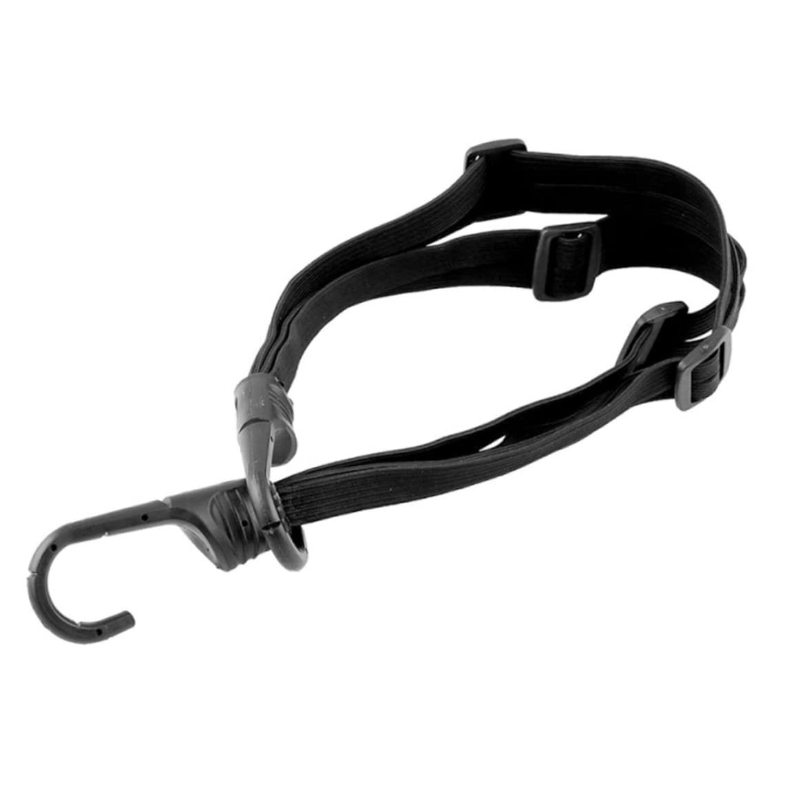 Adjustable Luggage Straps with Hooks - Heavy Duty Elastic Rubber Bands for Suitcases, Motorcycles & Bikes - Secure Travel & Transport Accessories (Black) - Perfect for Air Travel, Road Trips & Outdoor Adventures