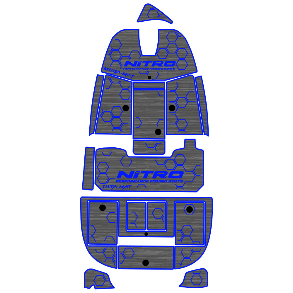 Hennessey Outdoors Ulta Mat Boat Flooring for 2017-2019 Nitro Z17 - Non-Slip Marine Deck Covering for Fishing & Water Sports