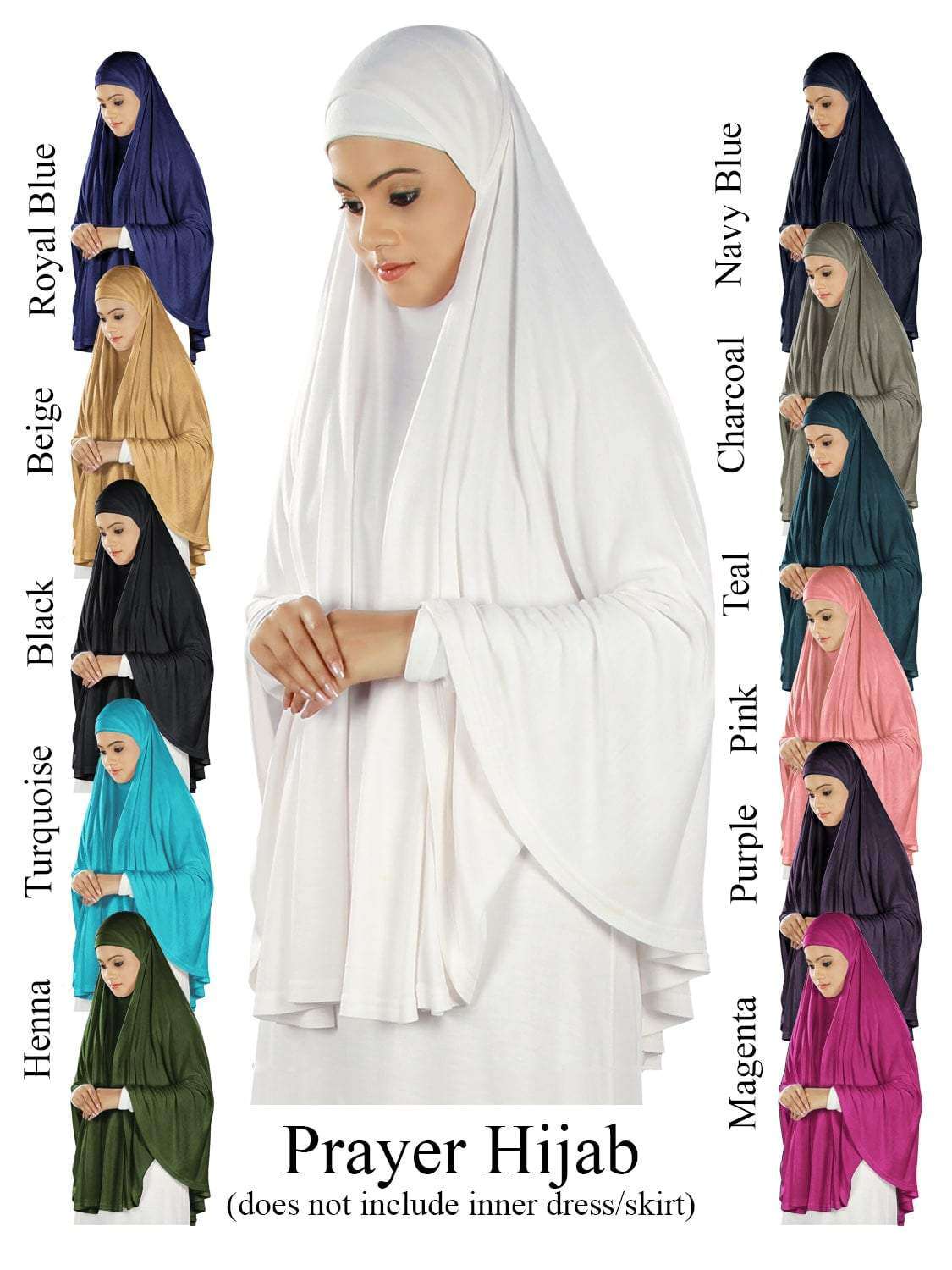Soft Viscose Jersey Khimar Scarf - Islamic Prayer Hijab for Women - Perfect for Salah, Eid, and Daily Wear