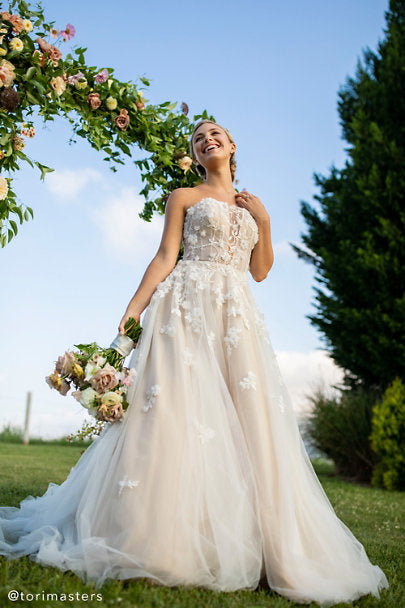Watters Vespertine Gown - Elegant Evening Dress for Weddings & Formal Events | Perfect for Bridesmaids, Prom & Black Tie Occasions