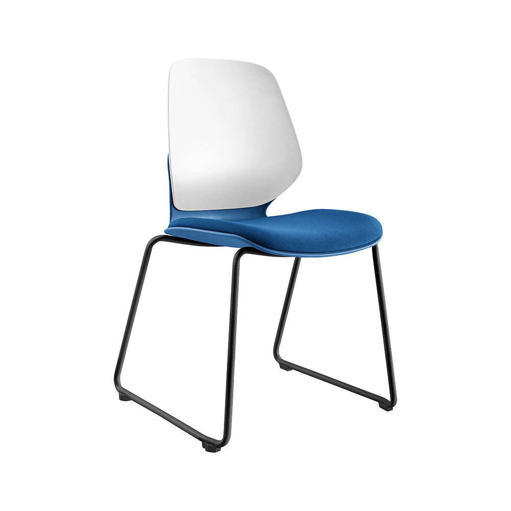 KALEIDO 4 Leg Steel Chair - Heavy Duty Metal Dining Chair for Kitchen, Restaurant, Office & Outdoor Use