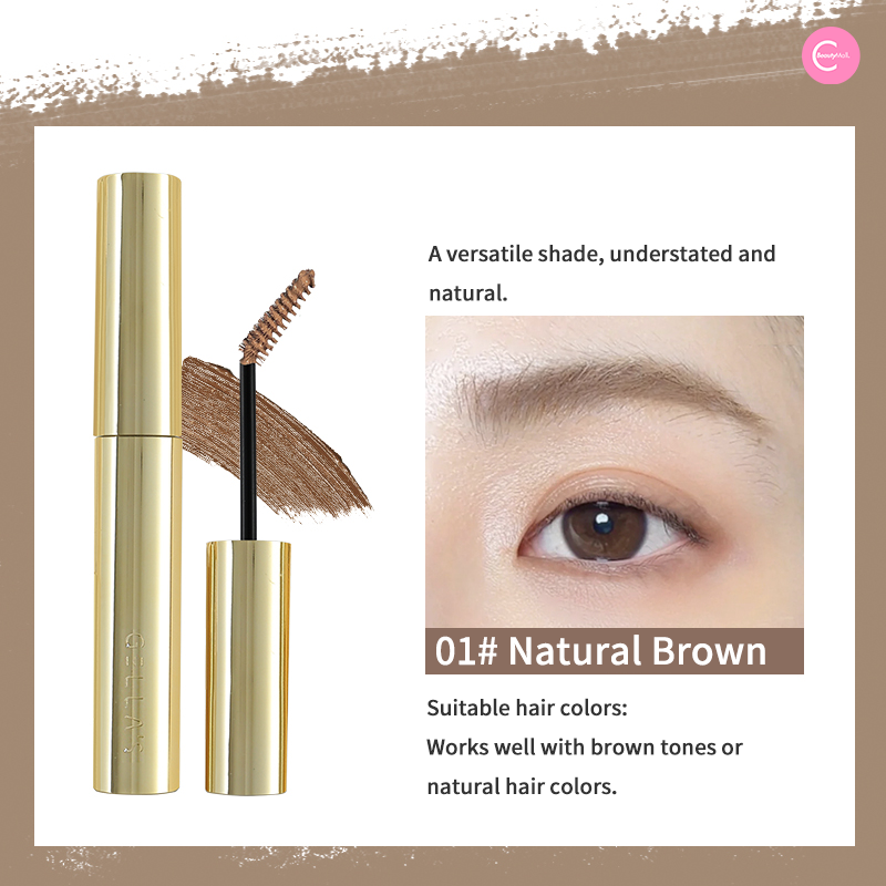 GELLA'S Volumizing Tint Brow Gel - Eyebrow Makeup for Thicker, Fuller Brows - Waterproof & Long-Lasting - Perfect for Daily Use & Special Occasions