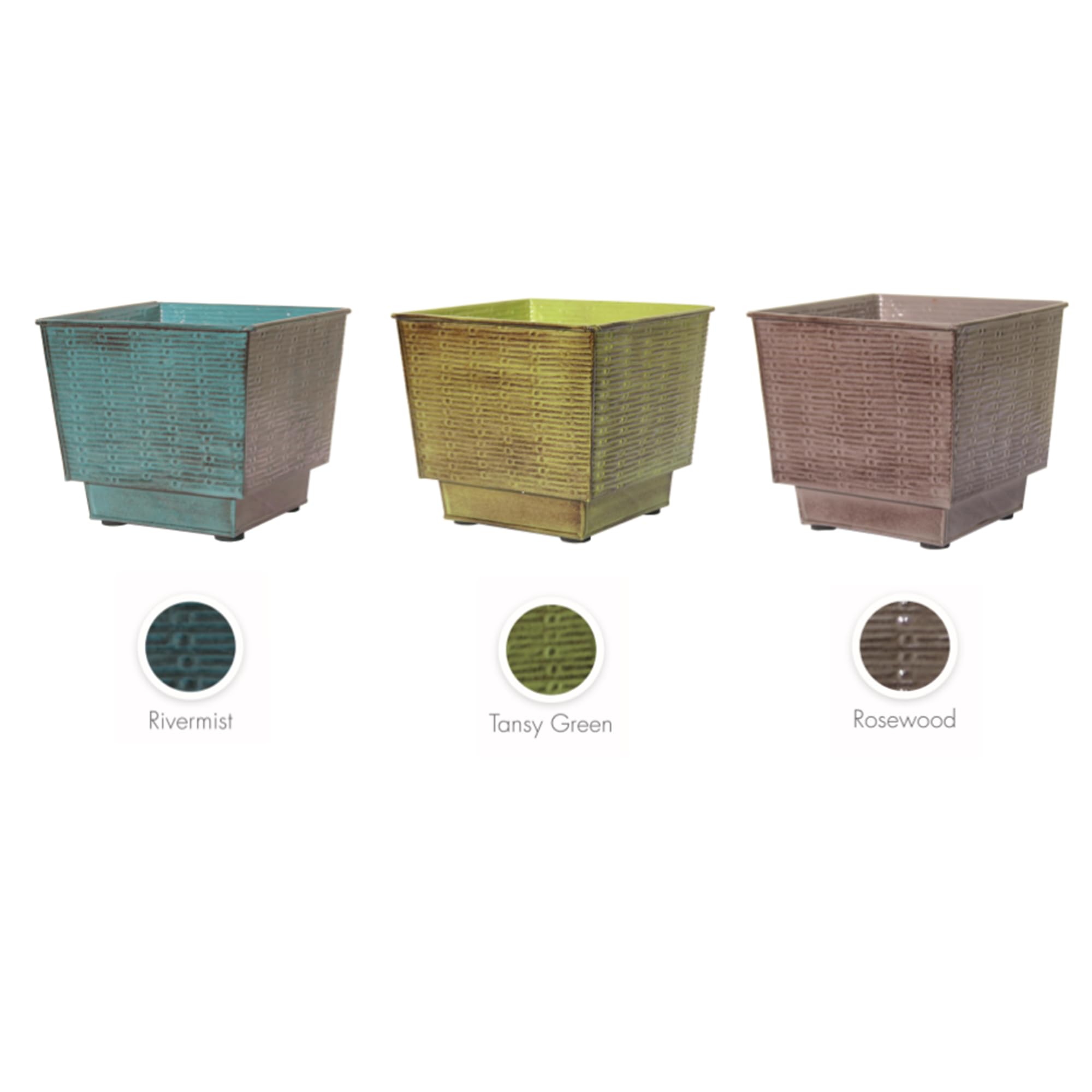 Robert Allen Home & Garden MPT01429 6-Foot Rivermist Planter - 6 Inch Prescott Indoor/Outdoor Flower Pot for Patio, Garden & Home Decor