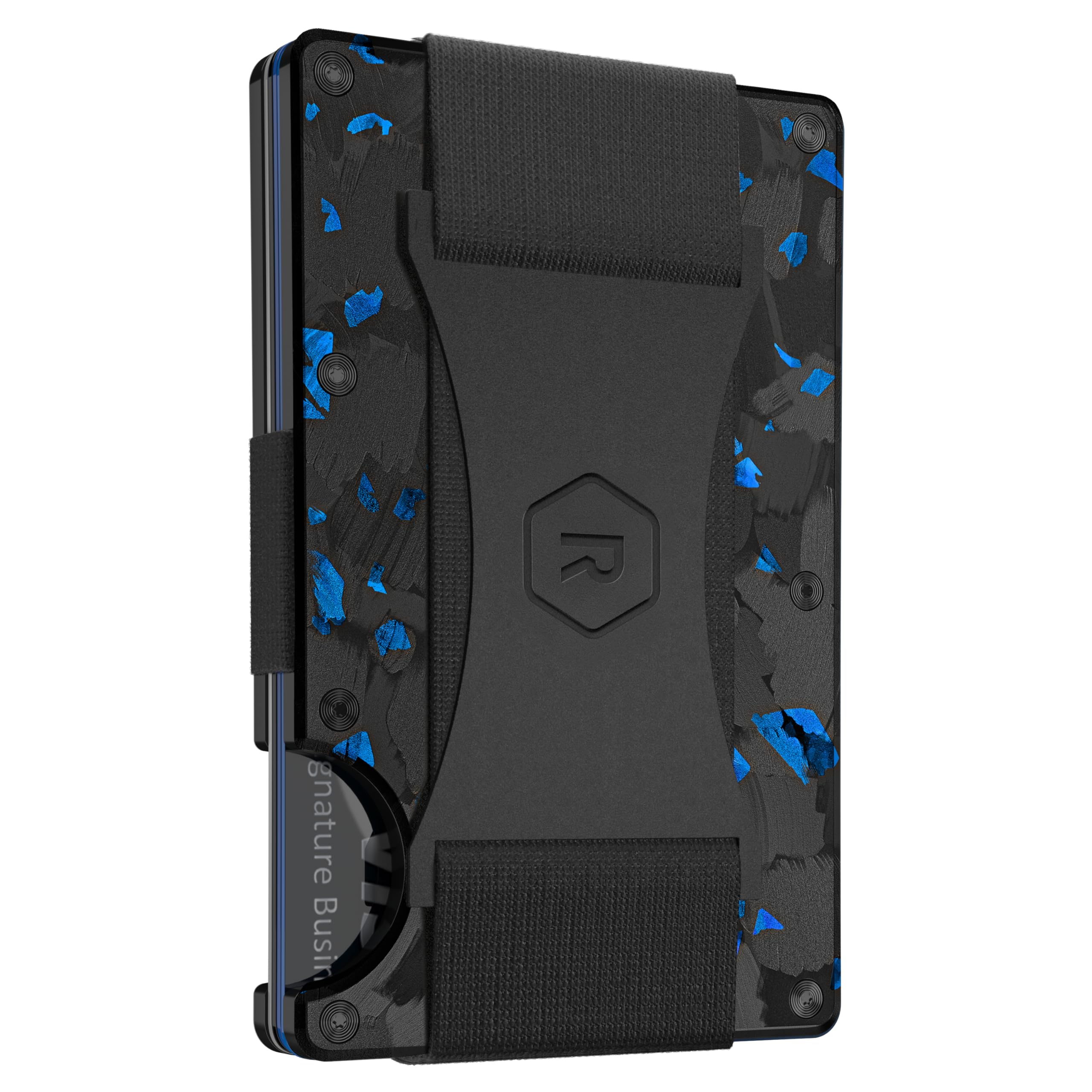 Ridge Slim Minimalist RFID Blocking Front Pocket Wallet for Men - Forged Pacific - Perfect for Travel, Business & Everyday Use