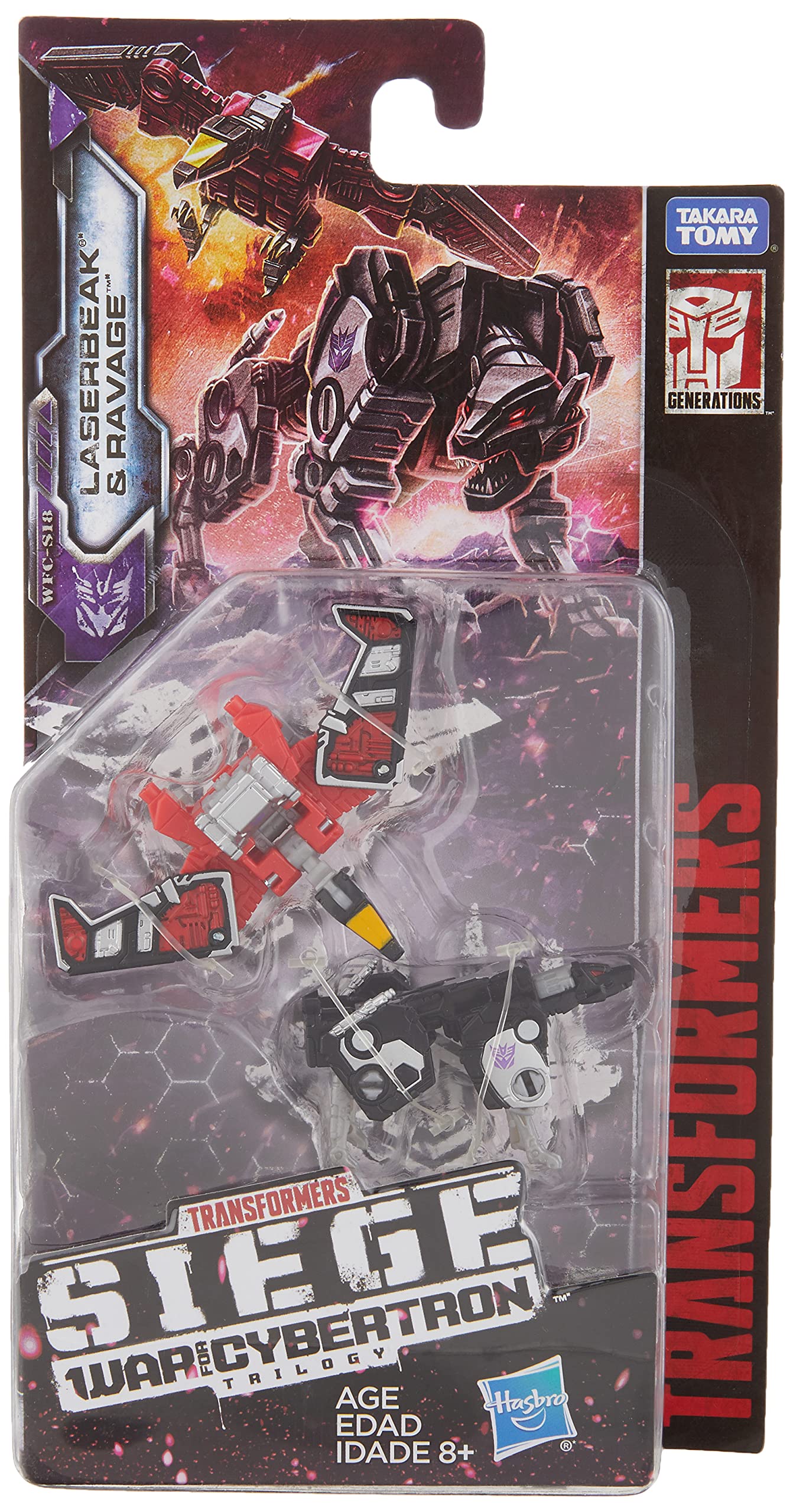 Transformers Generations War for Cybertron: Siege Micromaster WFC-S18 Soundwave Spy Patrol 2-Pack Action Figure - 1.5