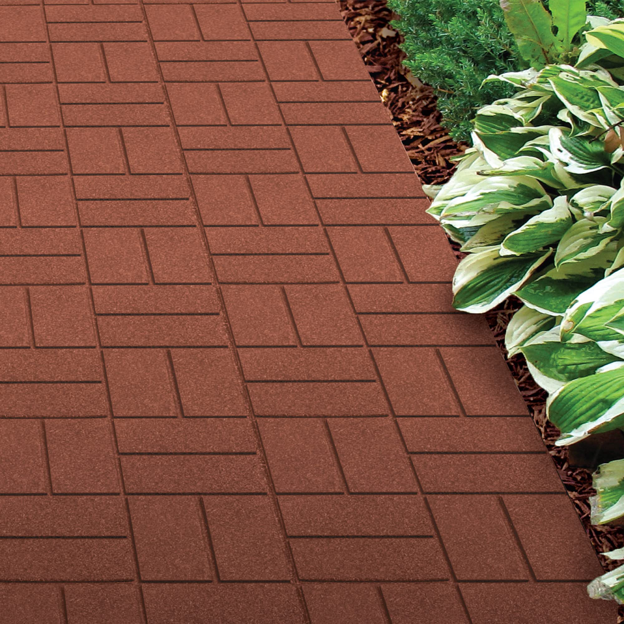 Rubberific Dual-Sided Rubber Paver Tiles - 16