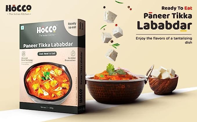 HOCCO Ready to Eat Indian Food Variety Combo Pack - 8 Authentic Dishes (16 Servings) | Smoked Paneer, Paneer Tikka, Sambar, Masala Curry | North & South Indian Cuisine | No Preservatives | Perfect for Quick Meals, Office Lunches & Indian Food Lovers