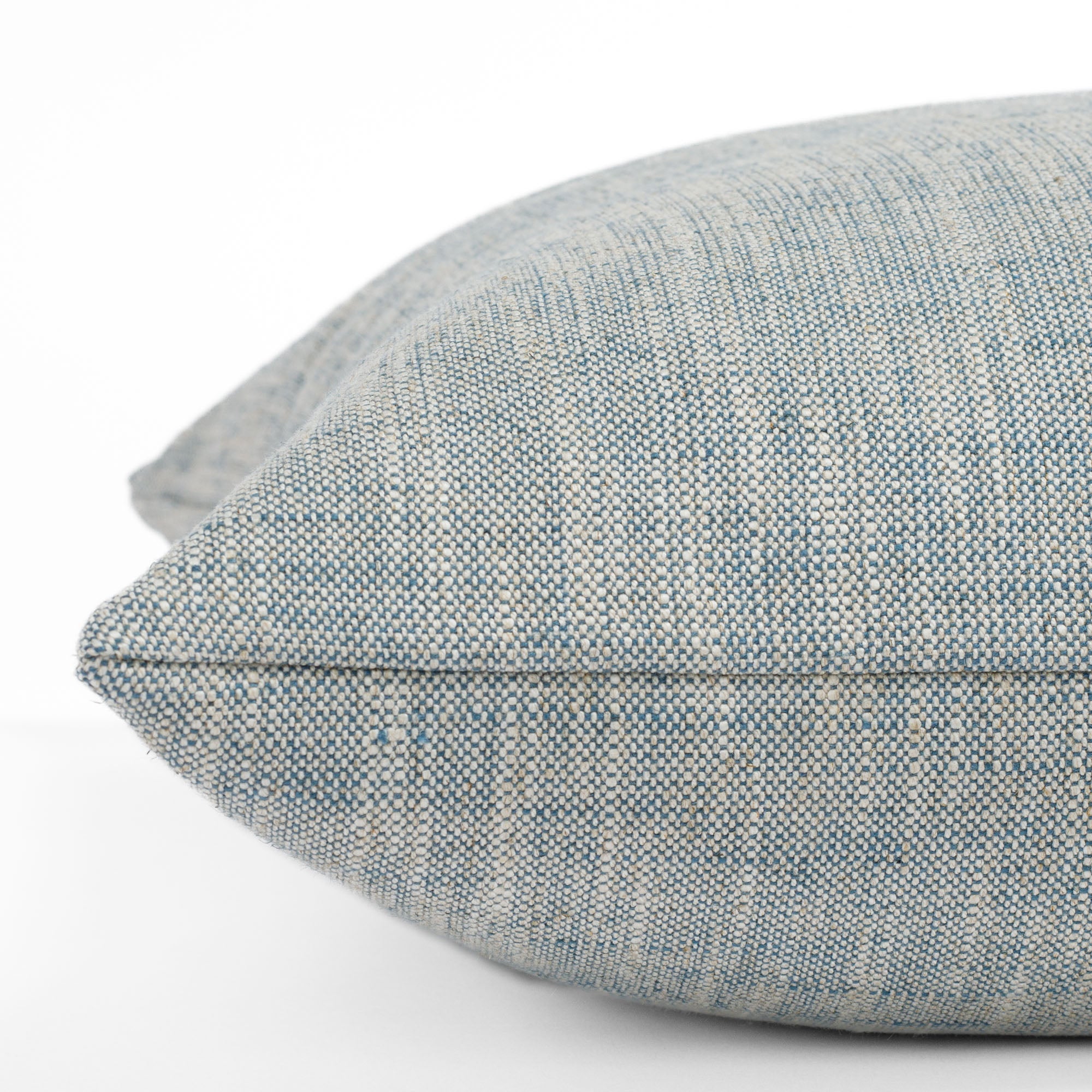 22x22 Brussels Throw Pillow Cover - Sky Blue Decorative Cushion for Sofa, Bed & Home Decor
