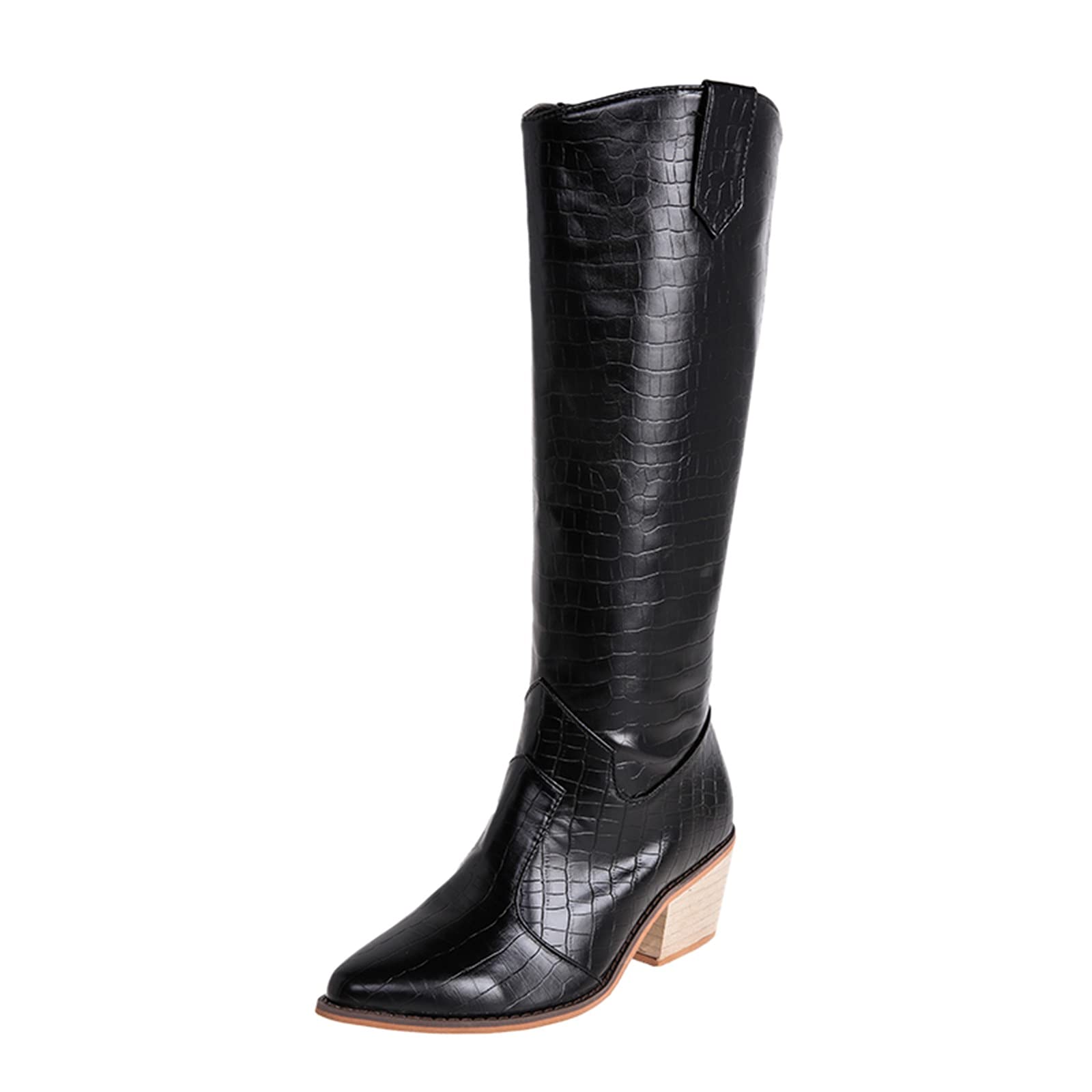 Sexy Women's Ankle Booties with Low Block Heel & Square Toe - Side Zipper Winter Boots with Furry Lining for Warmth | Perfect for Snow, Casual Outfits & Office Wear