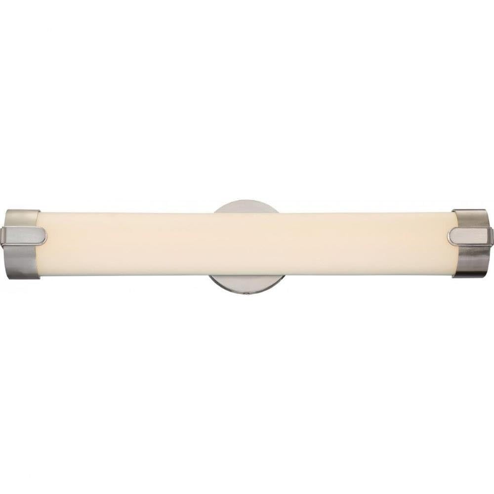 Nuvo 62/922 24-Inch Brushed Nickel One Light Vanity Mirror - Perfect for Bathroom Makeup & Grooming Station