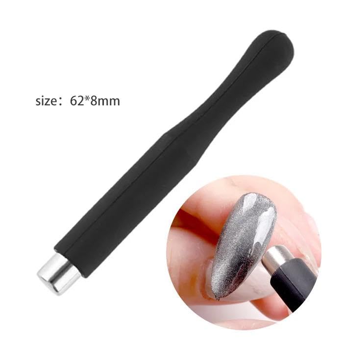 3D 9D Magnetic Nail Art Pens - Cat Eye Nail Polish Magnet Tool Set (3Pcs, Multicolor) for Professional Salon & DIY Home Manicures