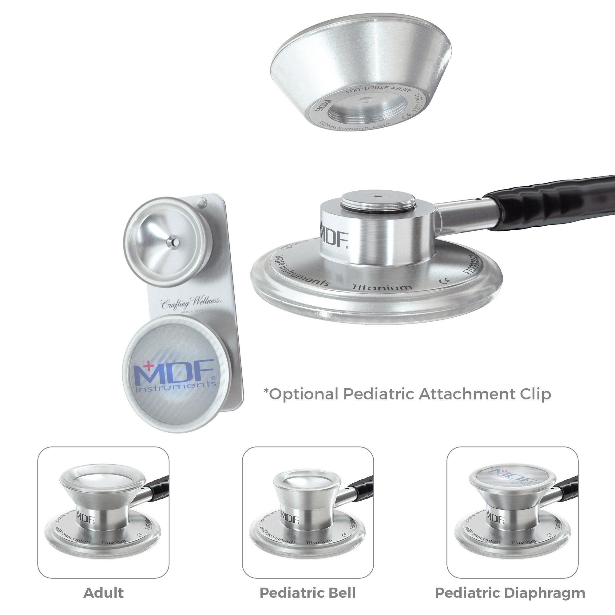 MD One® Epoch® Titanium Adult Stethoscope - Premium Tie Dye Design for Medical Professionals & Nursing Students - Ideal for Hospitals, Clinics & Healthcare Training