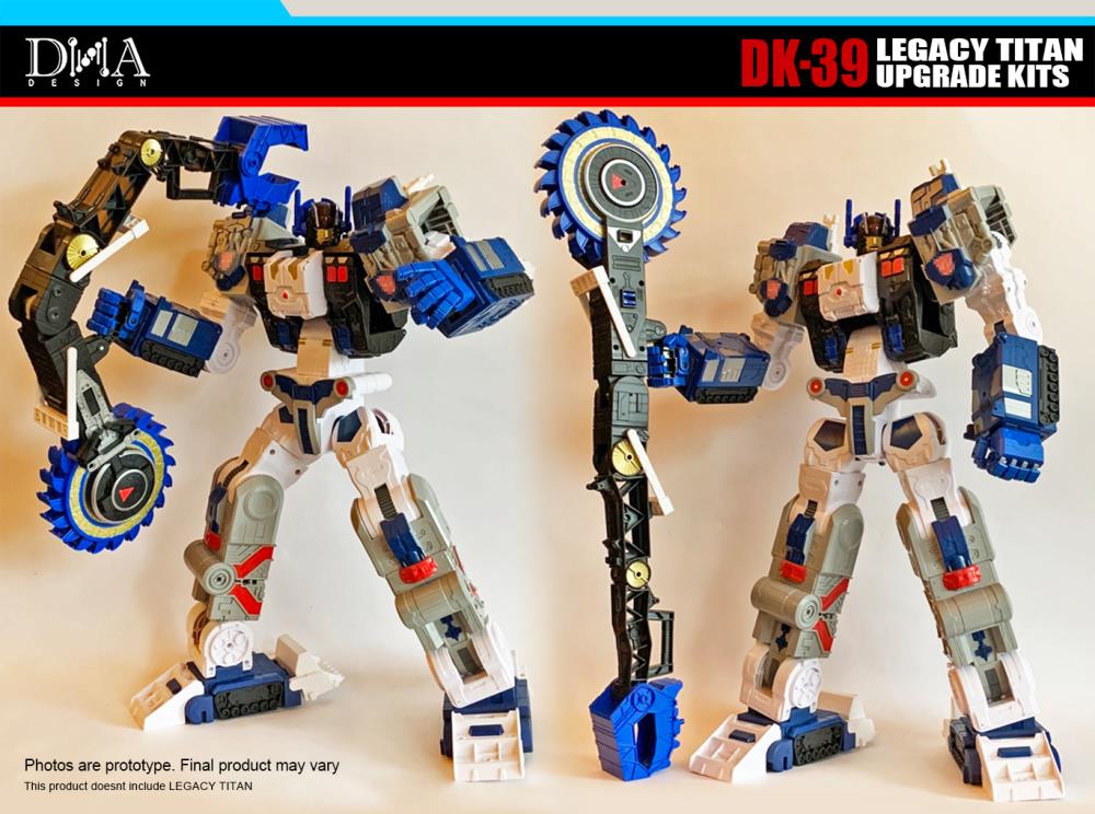 DNA Design DK 39 Upgrade Kit for Legacy Titan Metroplex - Transformers Action Figure Accessories for Collectors & Display Scenes