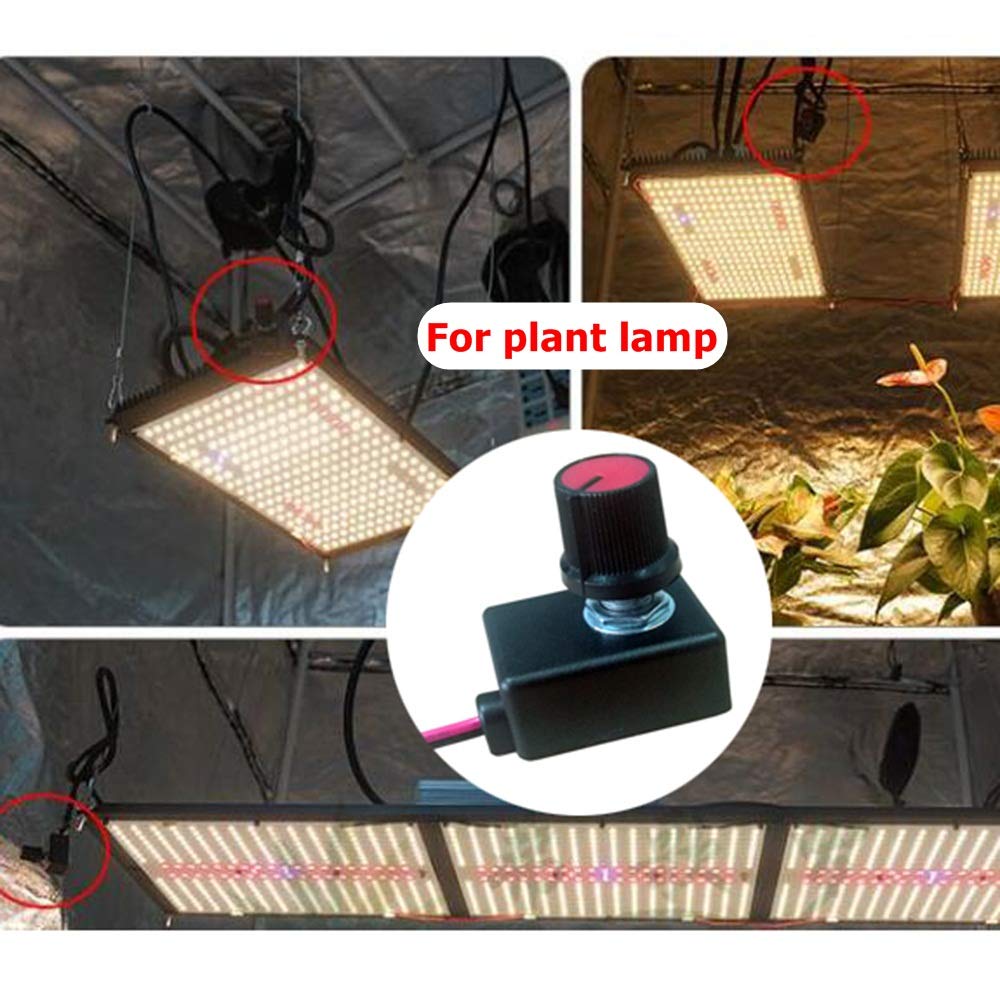 0-10V LED Dimmer Knob Controller - PWM Rotary Dimmer Switch for Dimmable LED Lights, Spotlights & Grow Lamps - Perfect for Home, Office & Indoor Gardening Lighting Control
